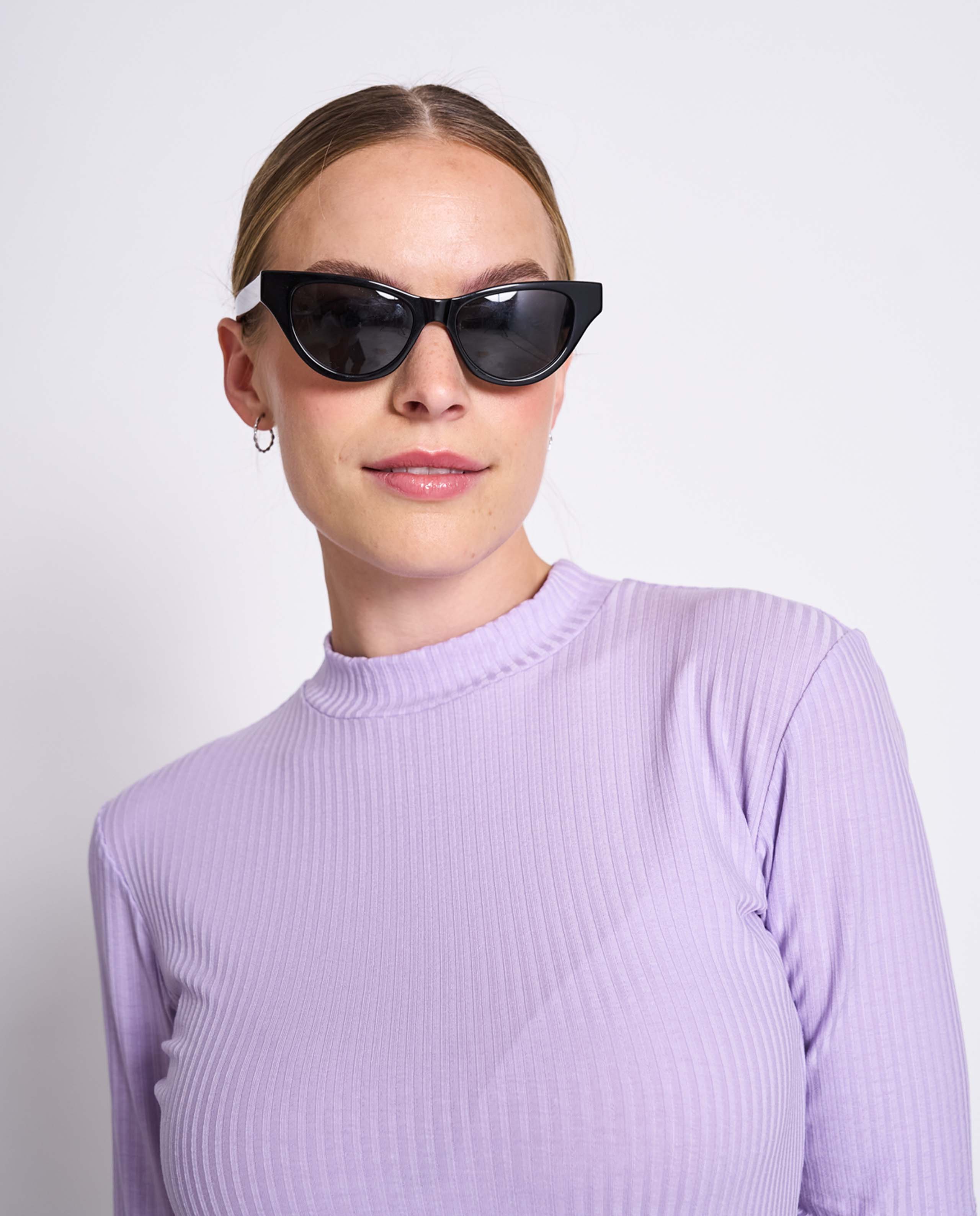 Marché Commun Tshirt 3/4 en Lyocell Côtelé Lavande Jan&