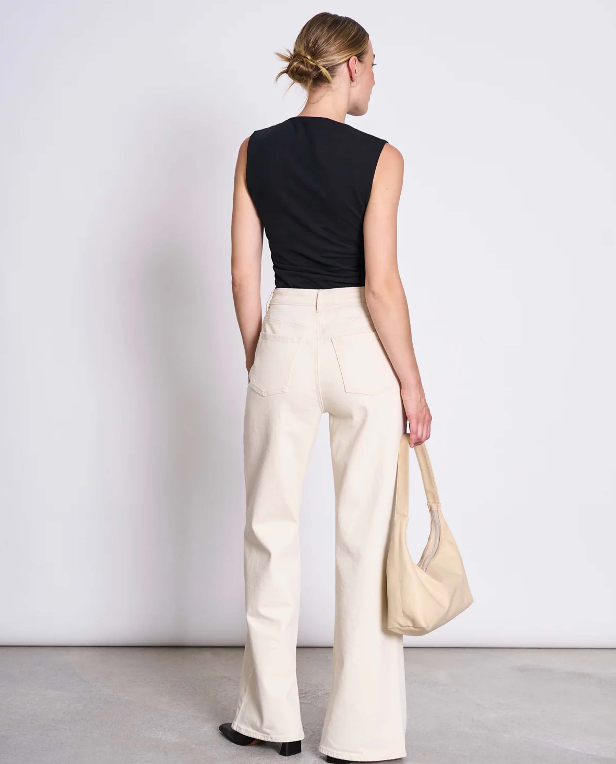 Marché Commun top en coton bio noir jan n june