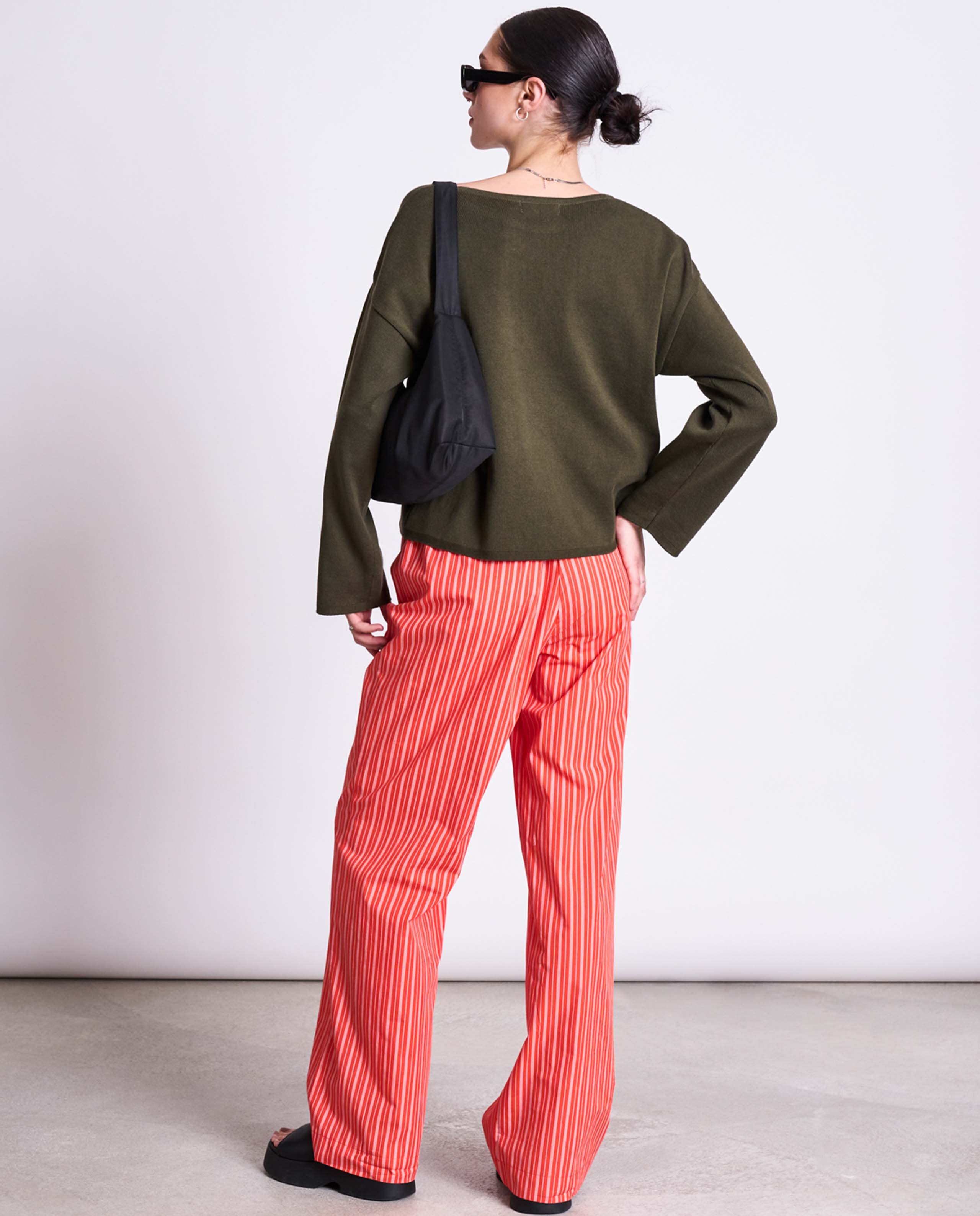 marché commun pull léger en coton bio vert olive jan n june