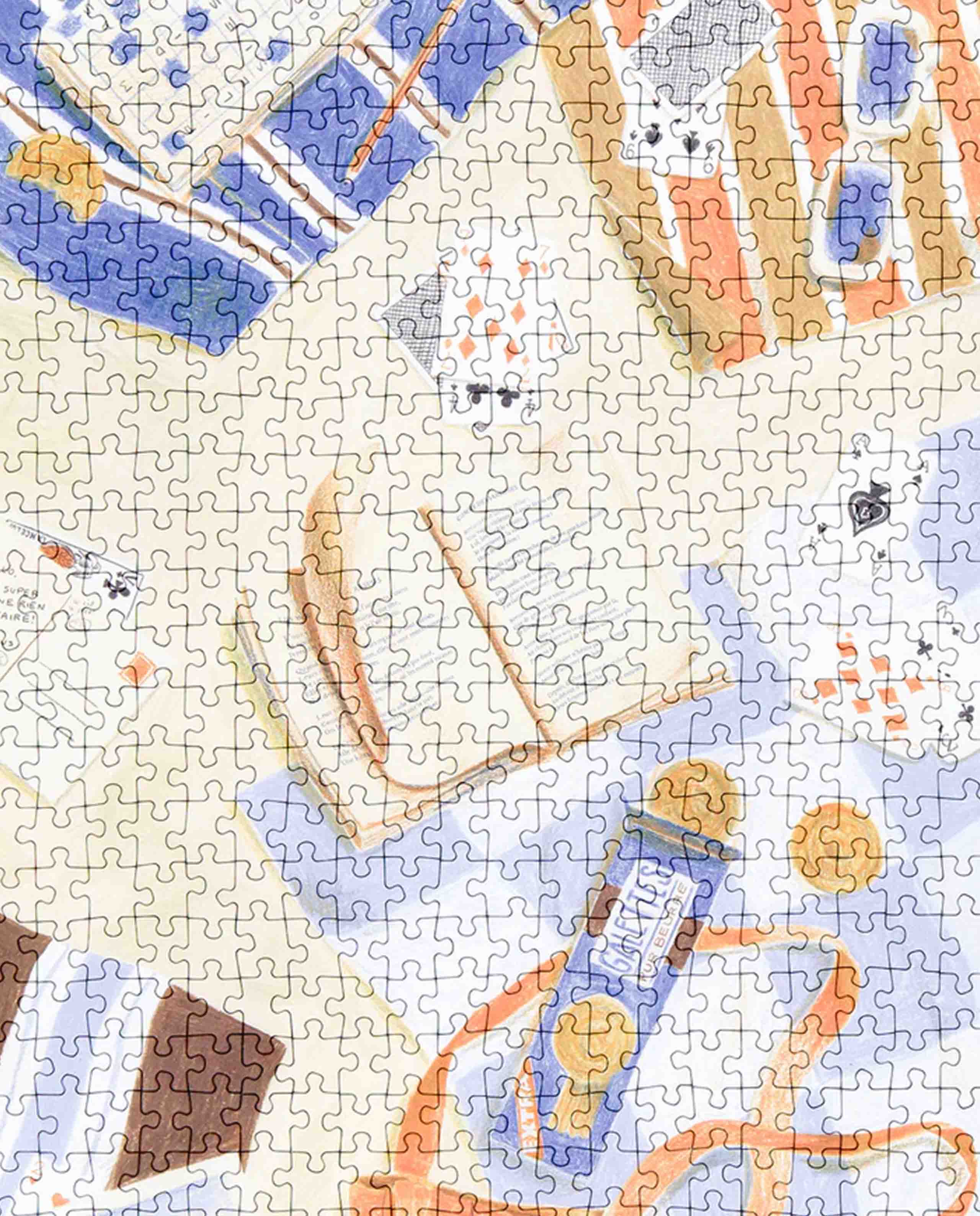 Marché Commun puzzle éco-conçu 500 pièces du sable entre les plages Jour Ferié