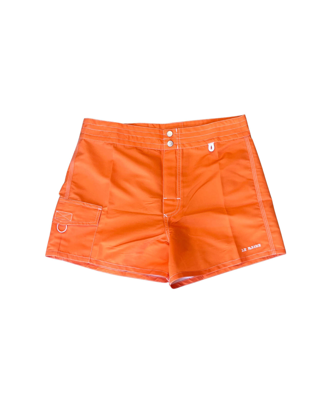 marché commun boardshort femme recyclé orange mandarine la reina