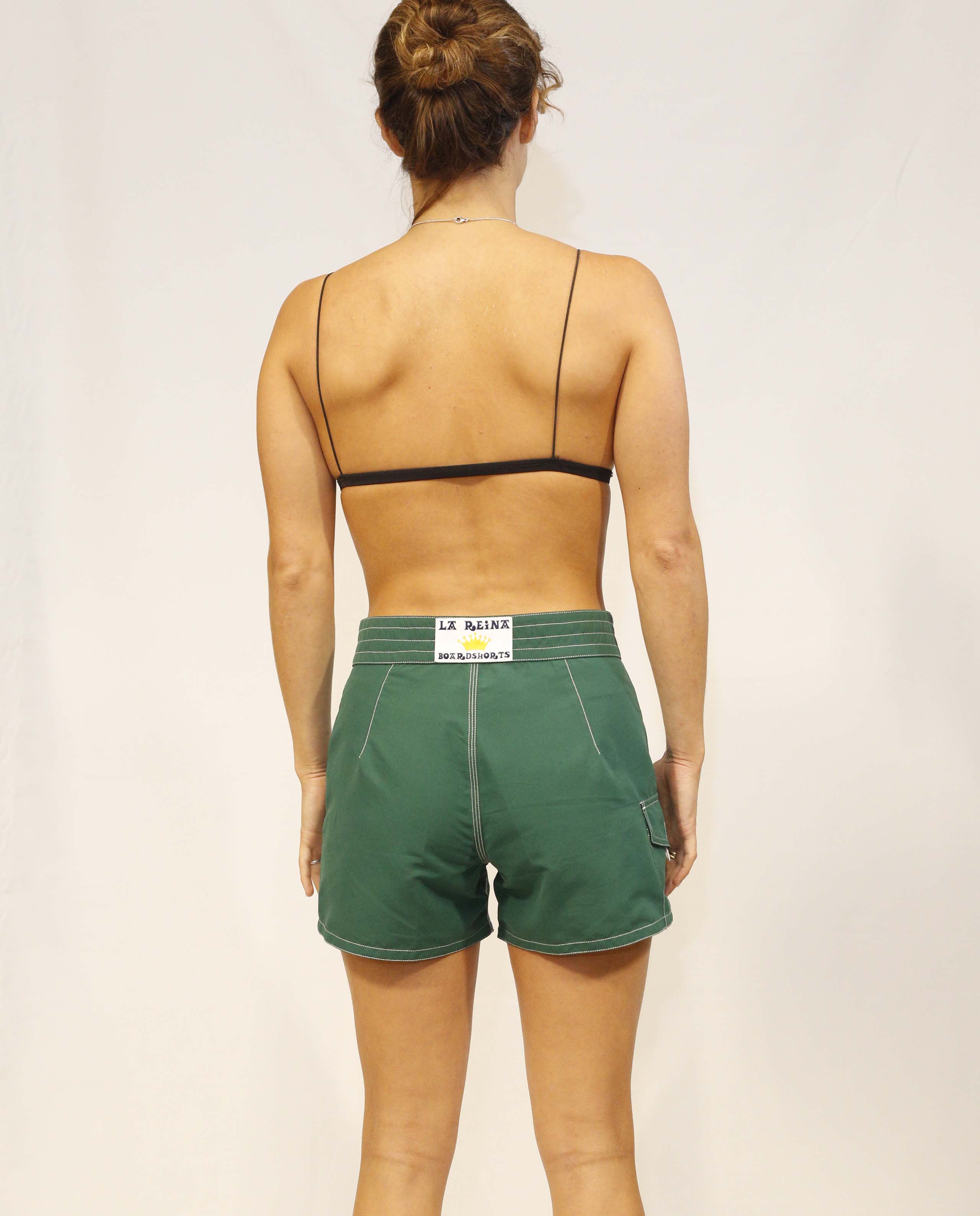 Marché Commun boardshort femme recyclé vert La Reina