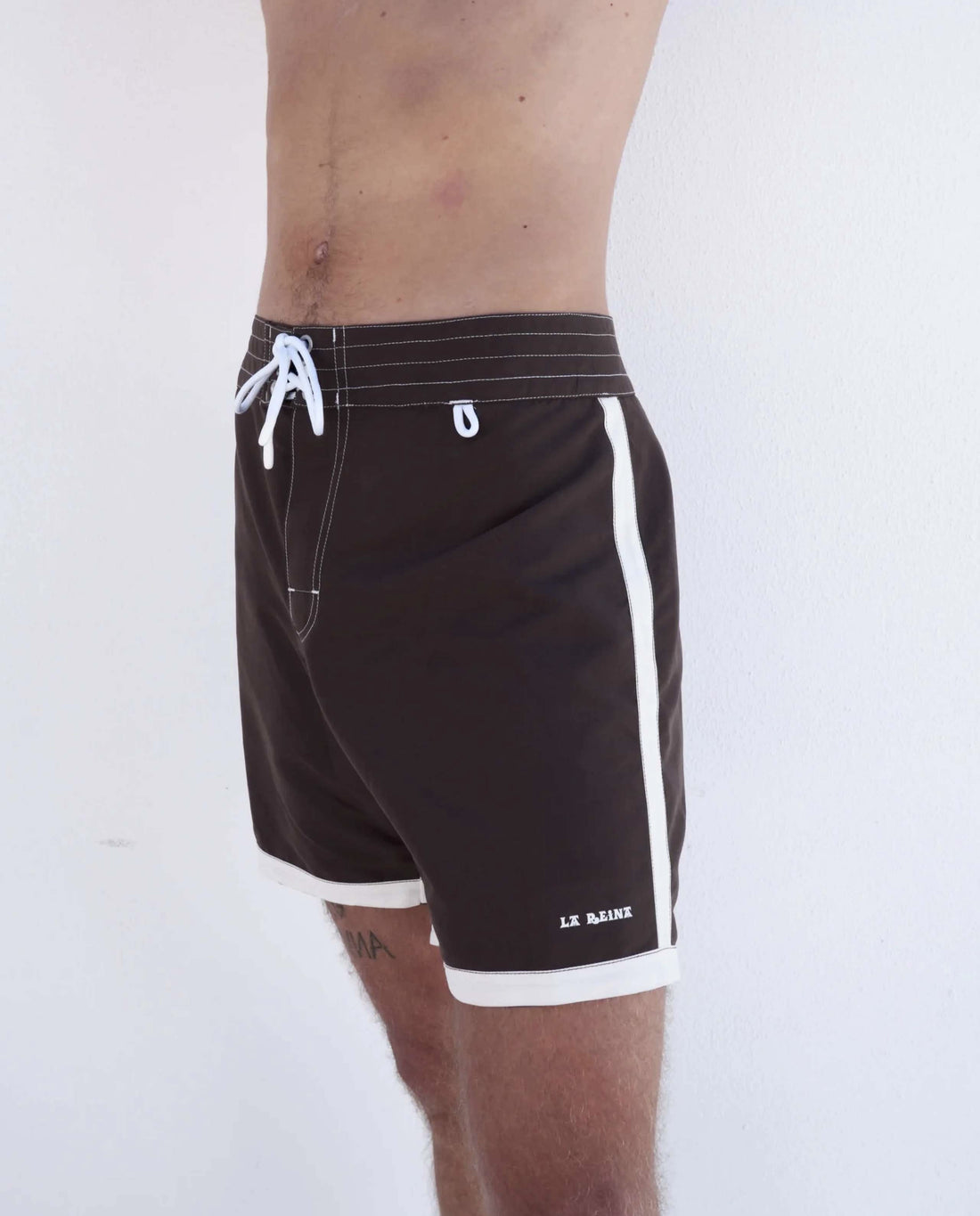 marché commun boardshort homme recyclé marron la reina