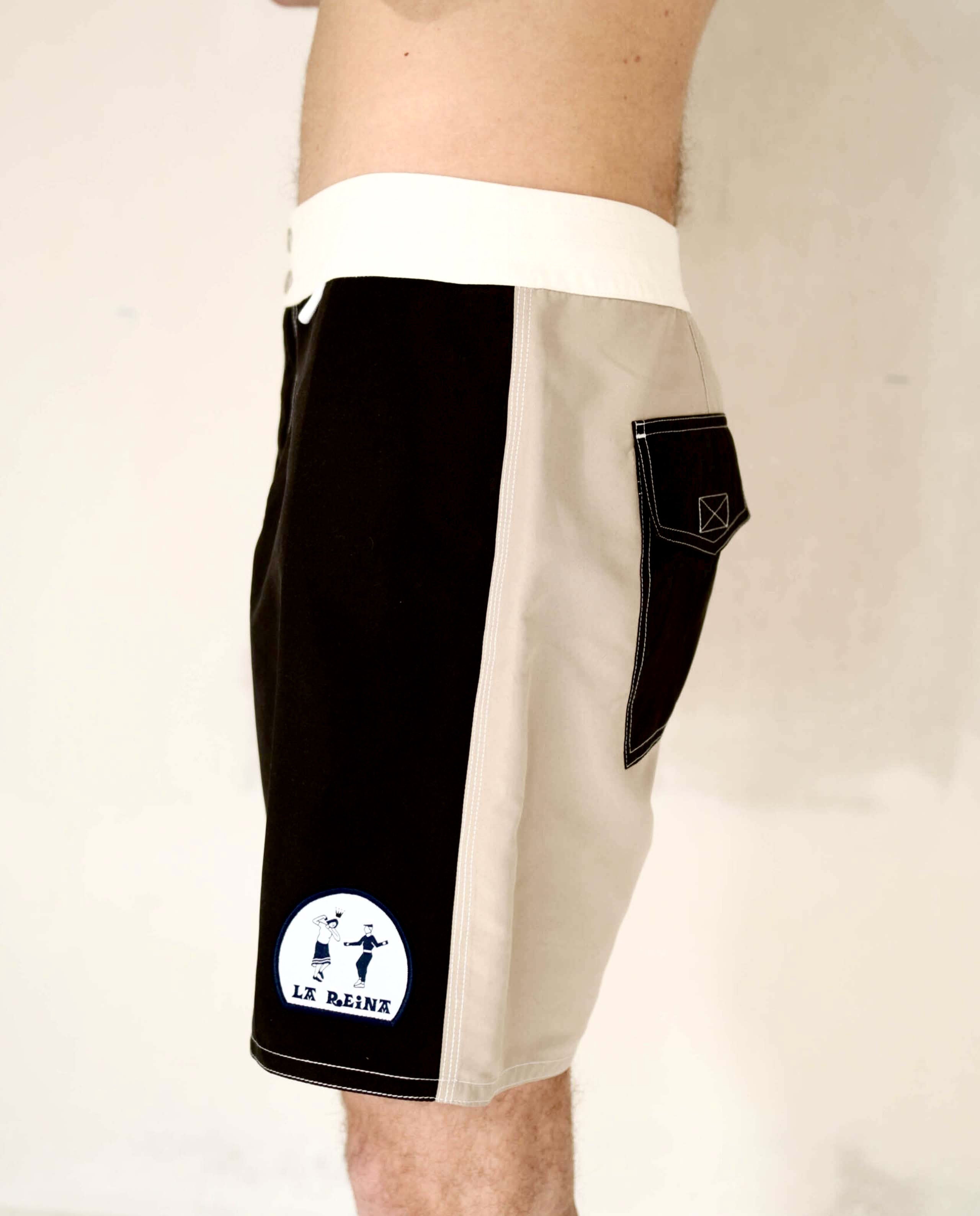 marché commun boardshort recyclé bicolore homme la reina