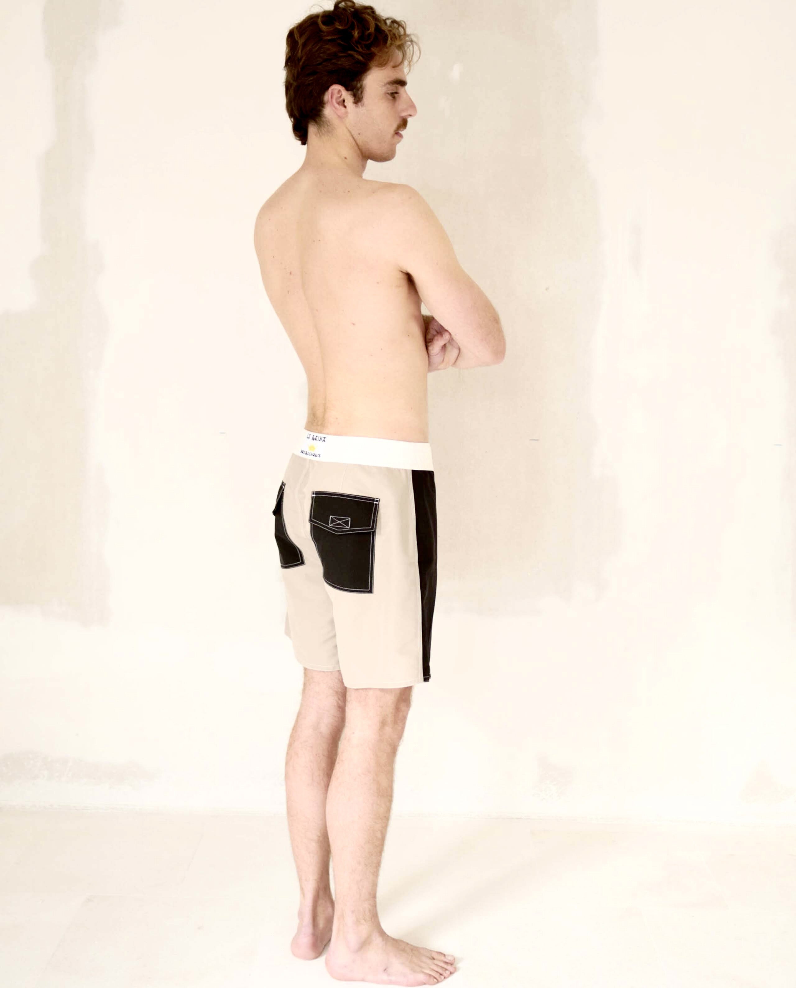 marché commun boardshort recyclé bicolore homme la reina