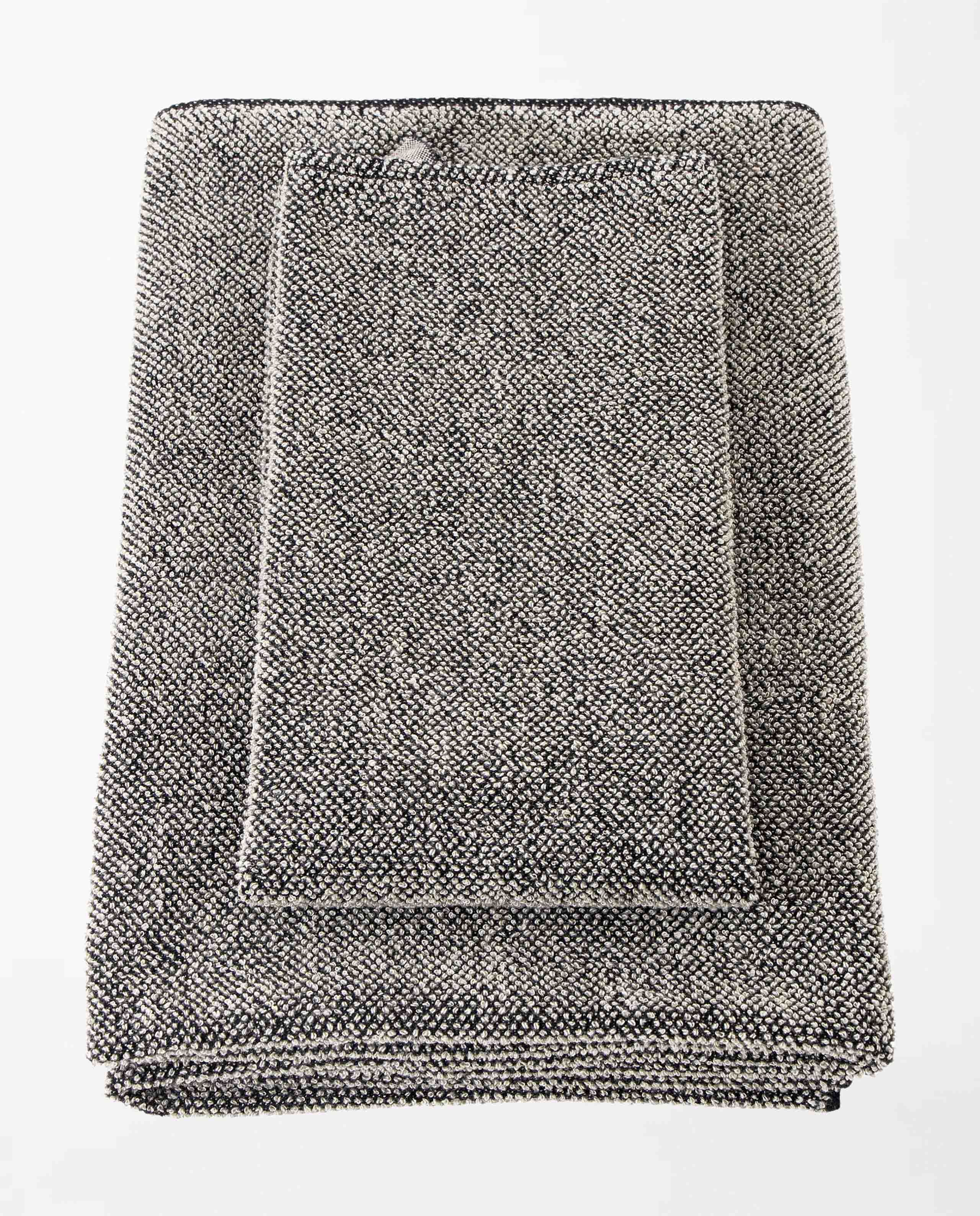 Marché Commun Serviette en Lin Couleur Noire Lapuan Kankurit