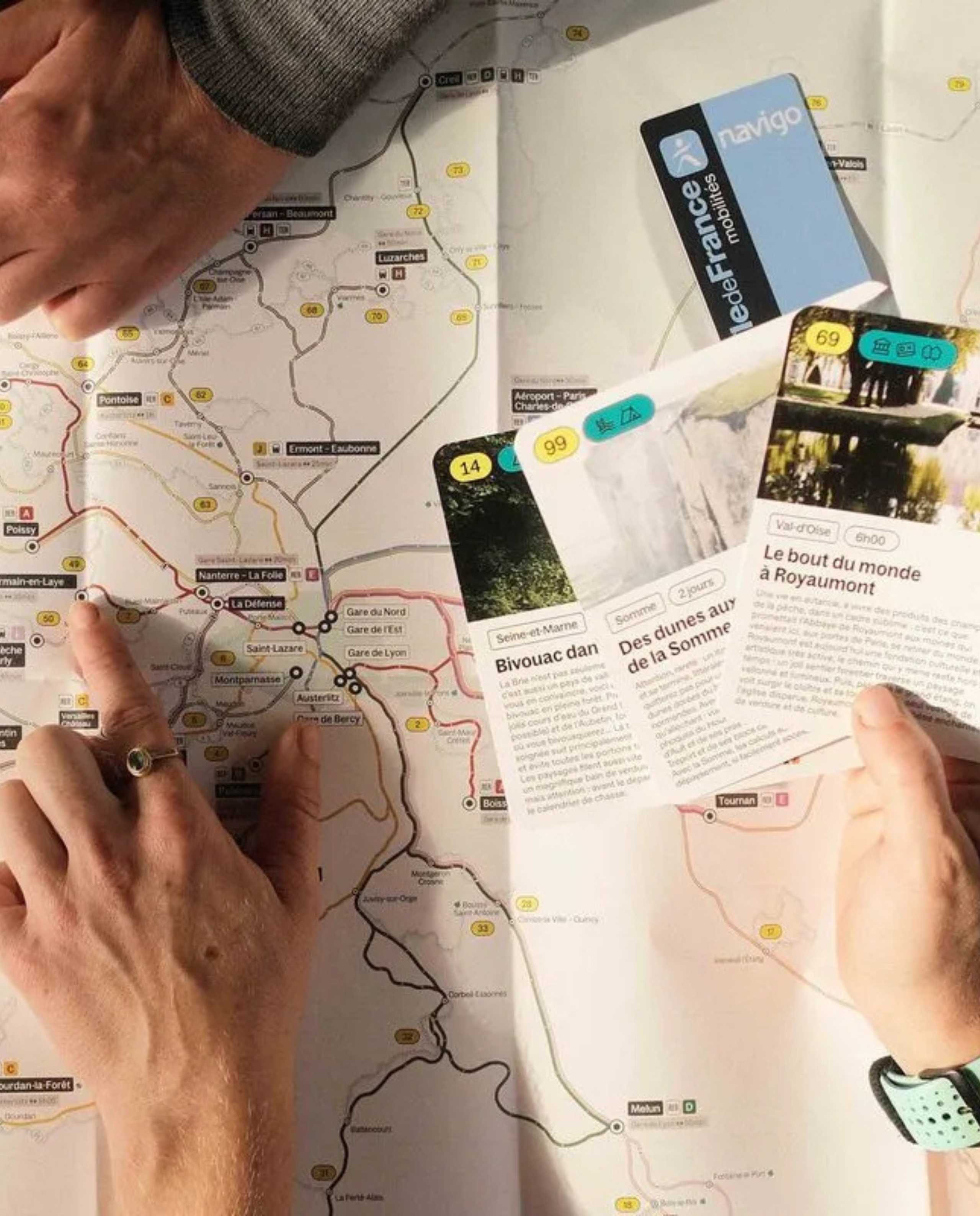 Carte méthode Recto Verso Rando Île de France