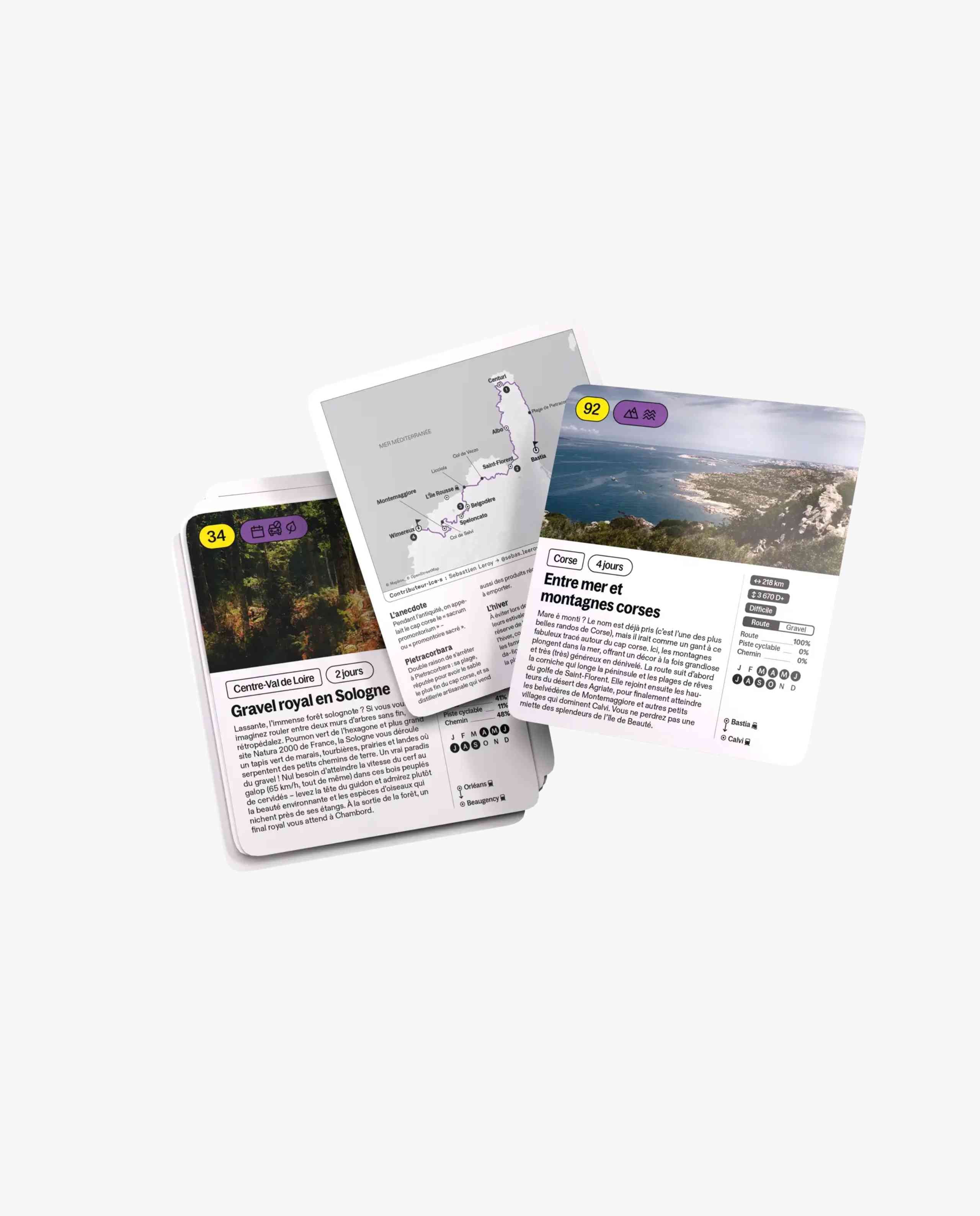 Carte méthode Recto Verso Vélo France
