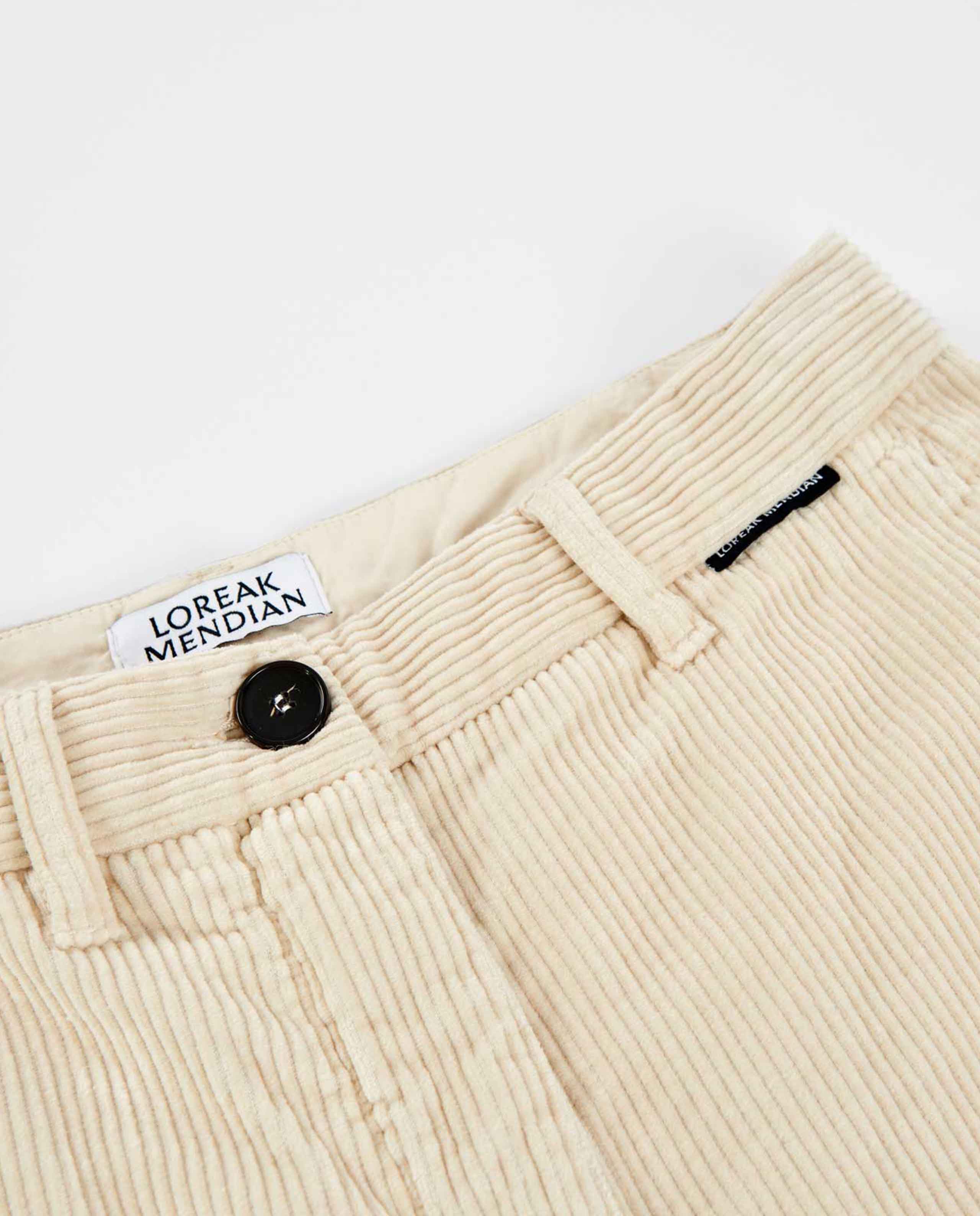 Pantalon en velours côtelé bio