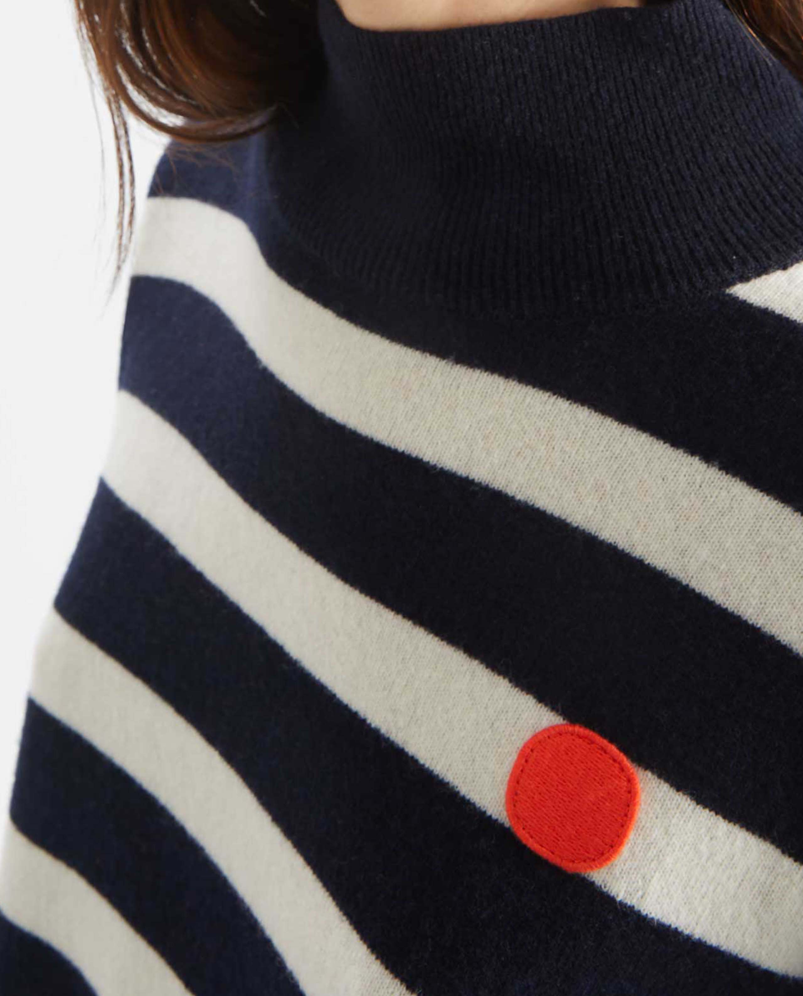 Pull à rayures en laine