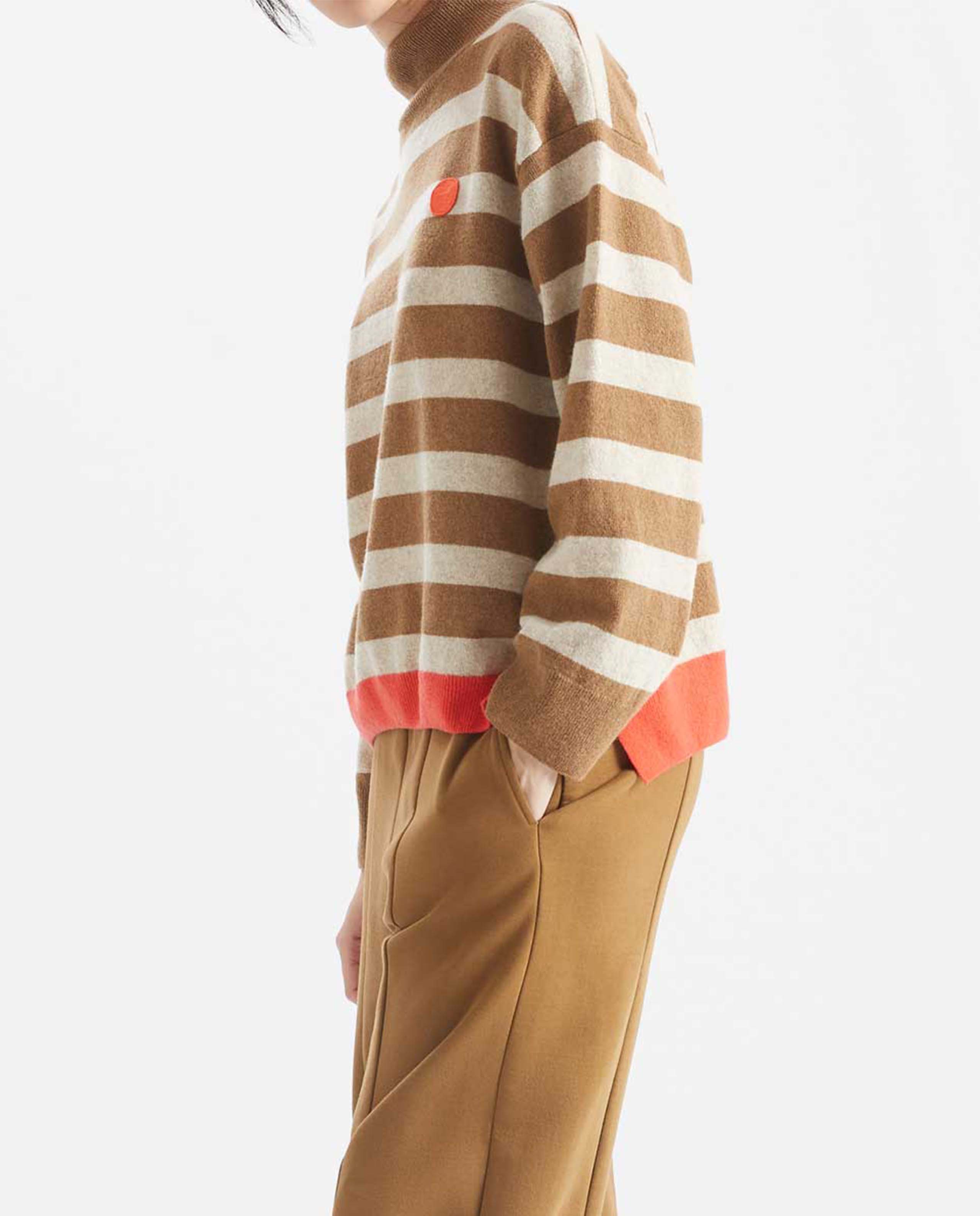 Pull à rayures en laine