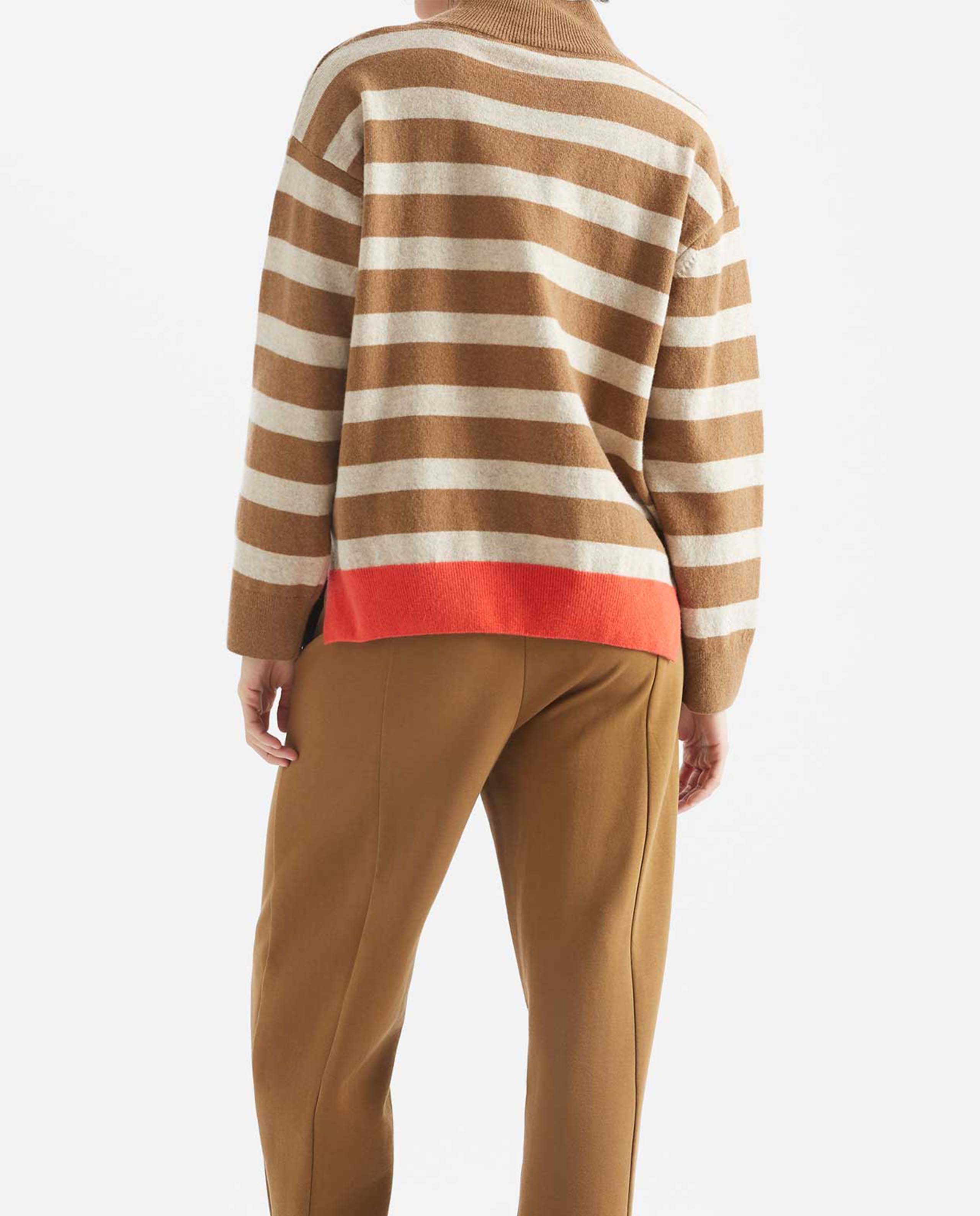 Pull à rayures en laine