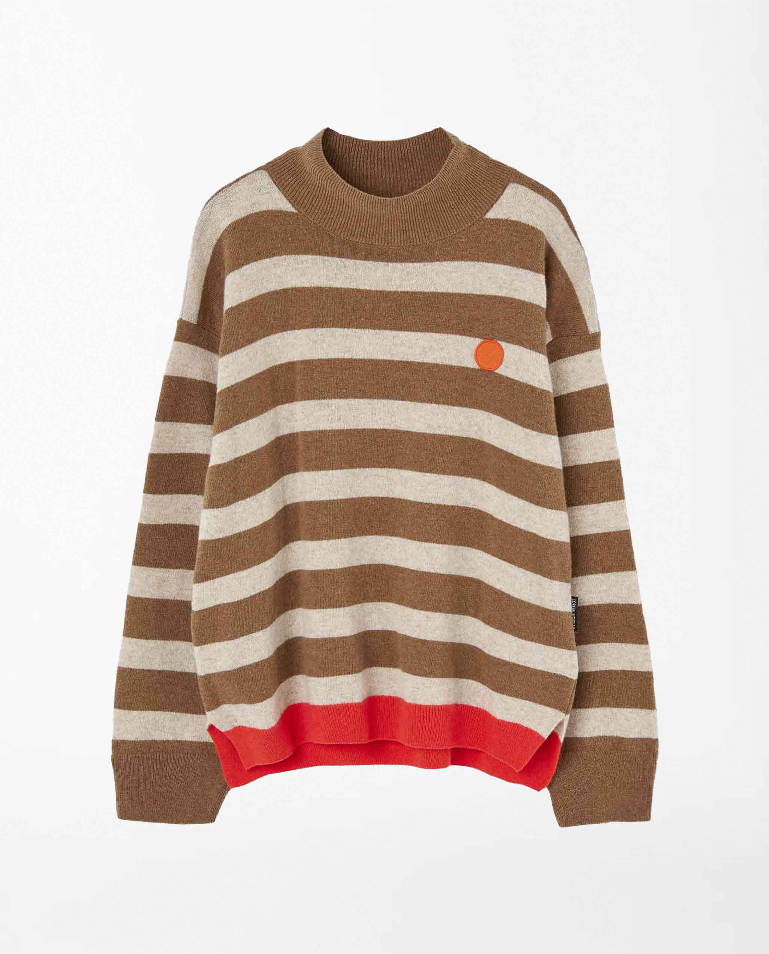 Pull à rayures en laine