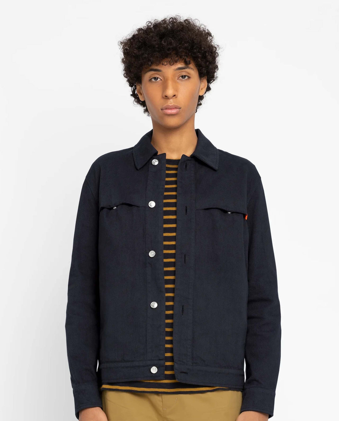 Marché Commun veste en coton bio gris anthracite Loreak Mendian