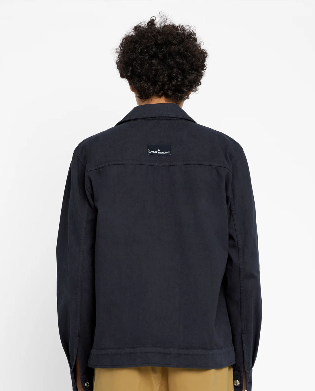 Marché Commun veste en coton bio gris anthracite Loreak Mendian