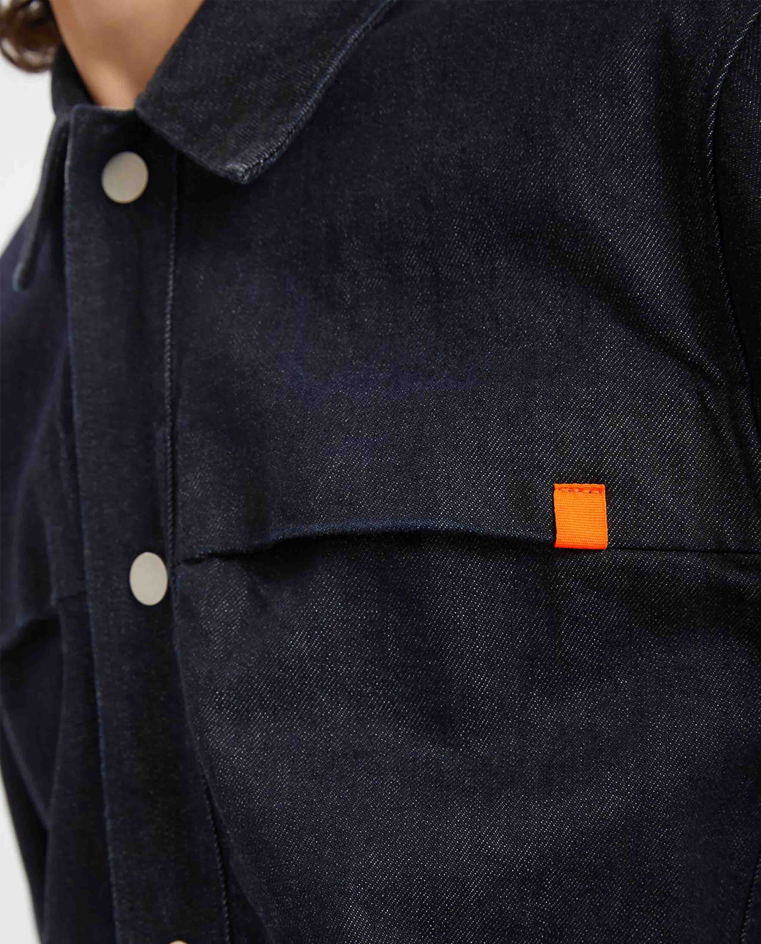 MARCHÉ COMMUN Veste en coton bio indigo LOREAK MENDIAN