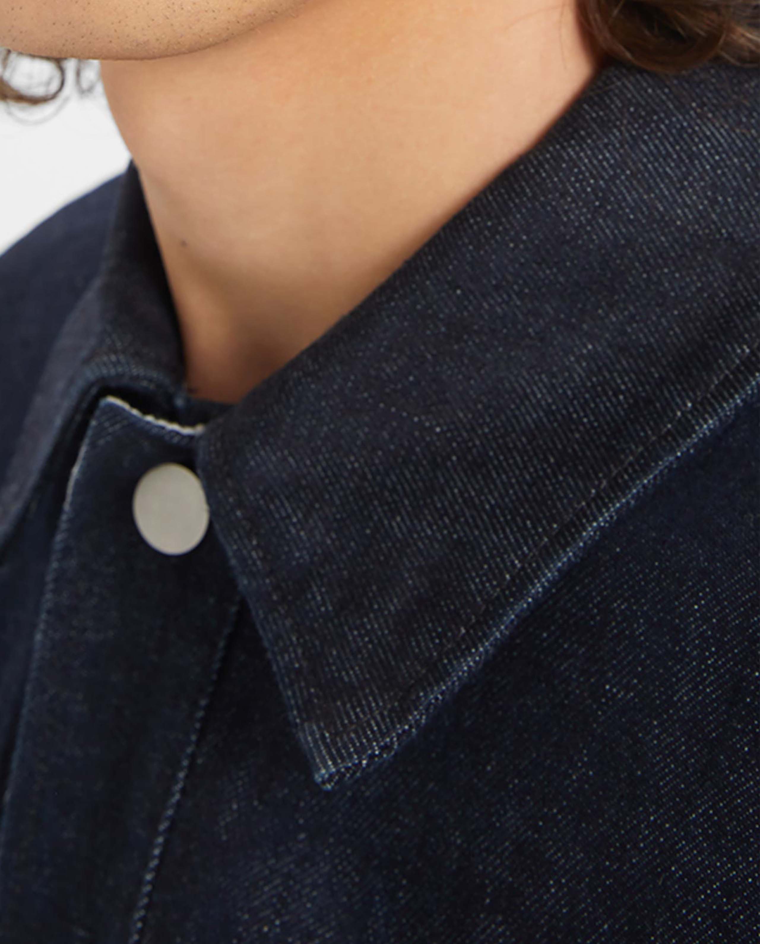 MARCHÉ COMMUN Veste en coton bio indigo LOREAK MENDIAN