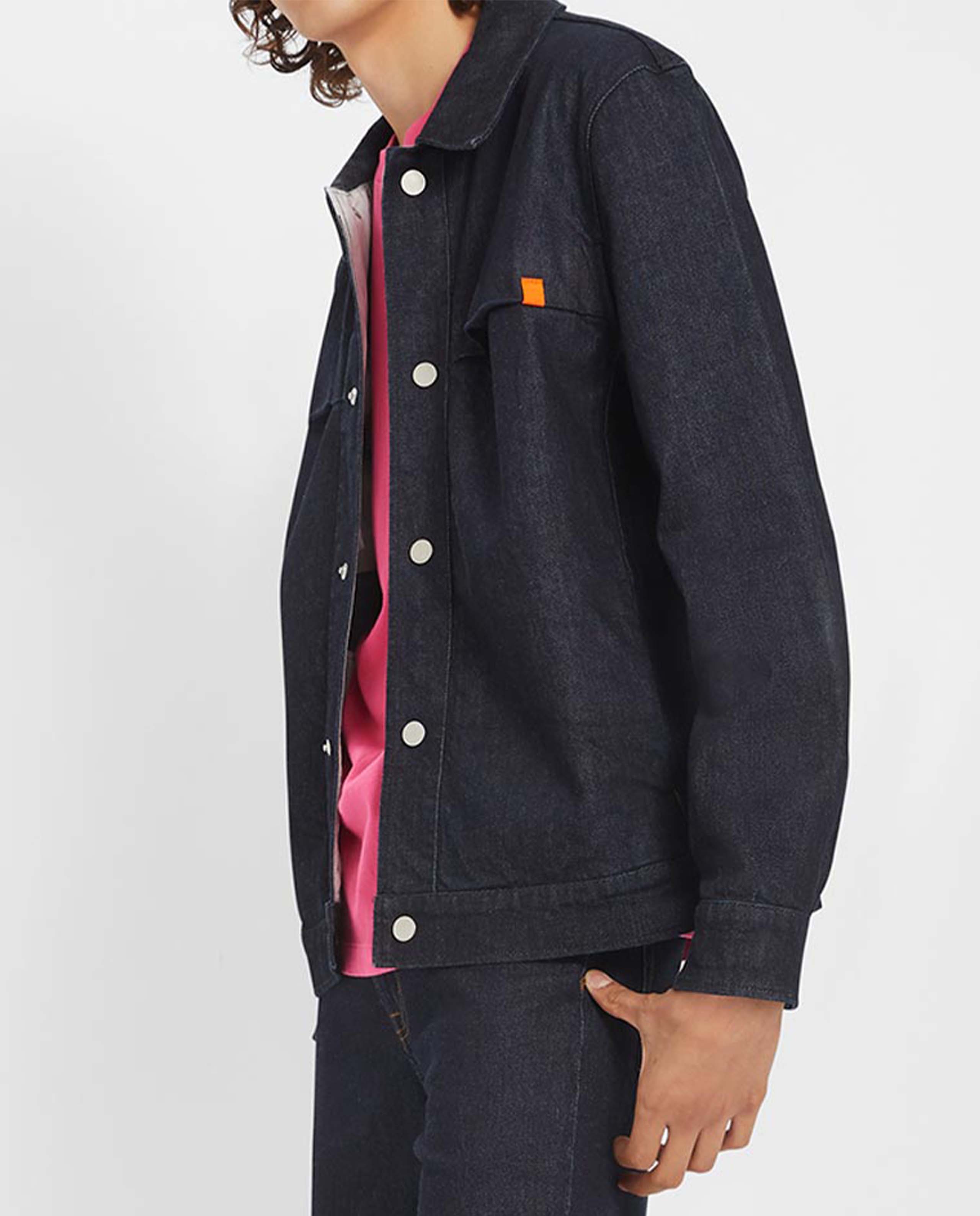 MARCHÉ COMMUN Veste en coton bio indigo LOREAK MENDIAN