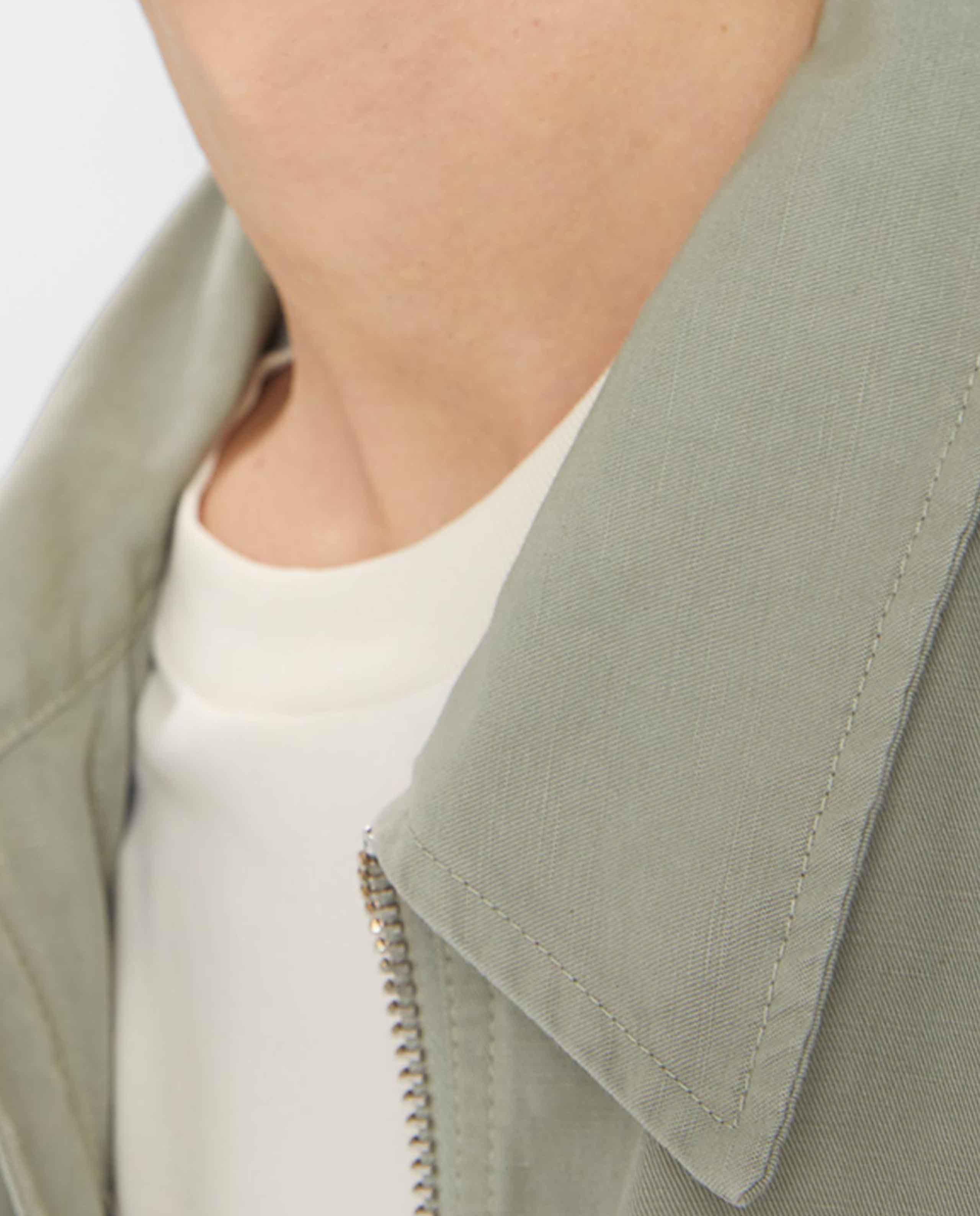 LOREAK MENDIAN Veste en coton bio et lin vert sauge Marché Commun