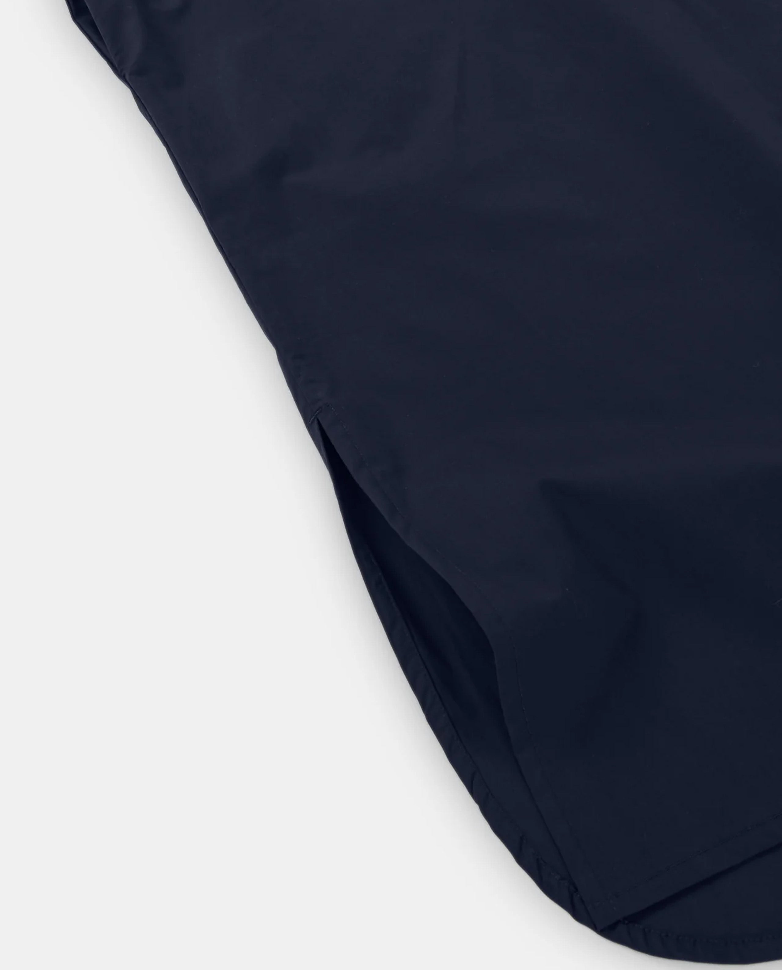 Marché Commun robe chemise midi en coton bio bleu navy Loreak mendian