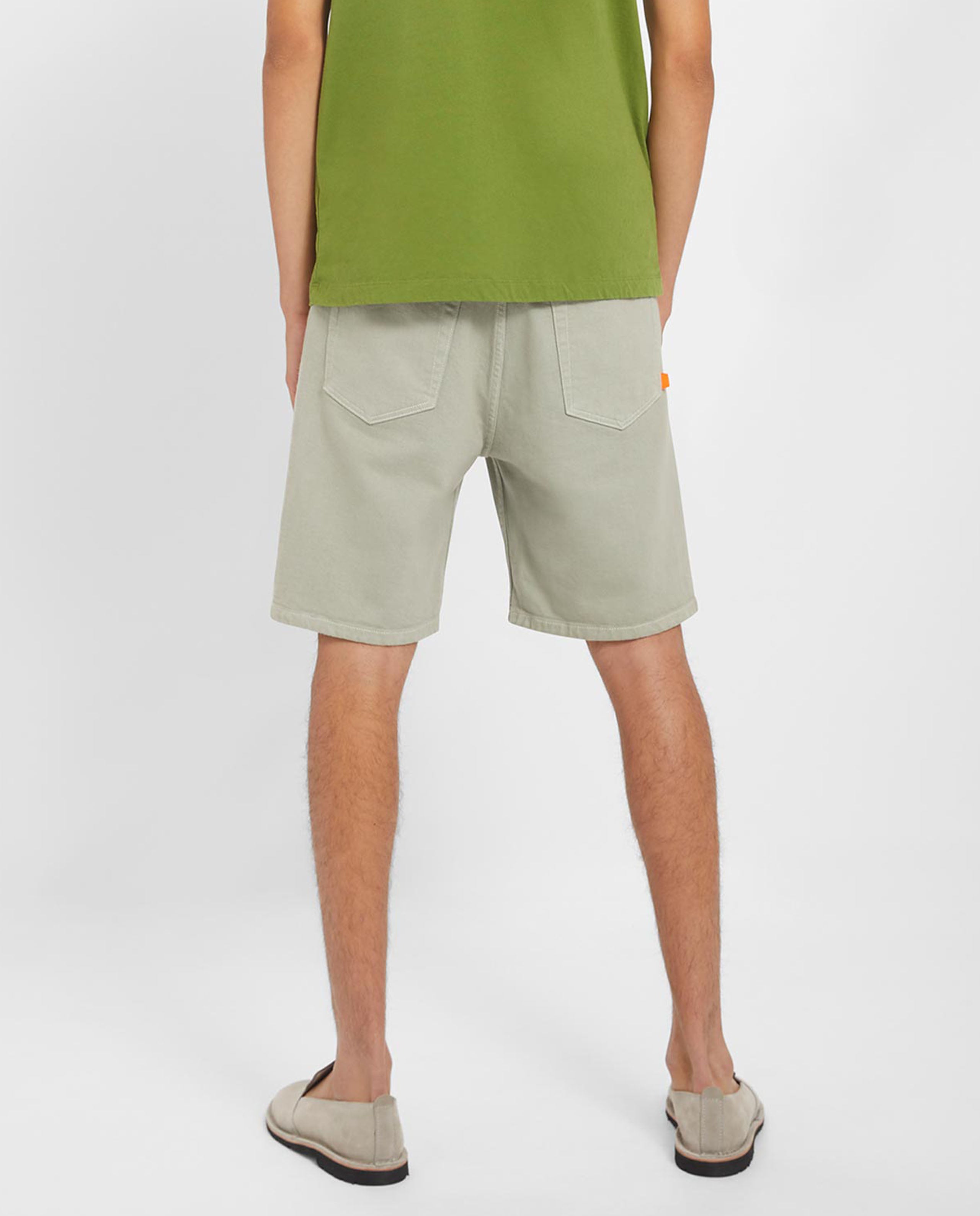 MARCHÉ COMMUN short bermuda en coton bio stone Loreak Mendian