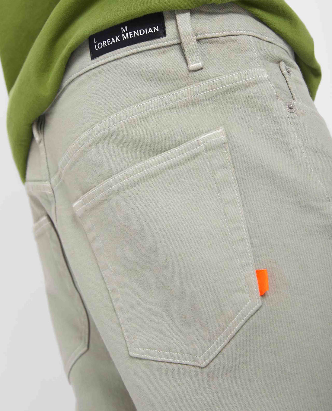 MARCHÉ COMMUN short bermuda en coton bio stone Loreak Mendian