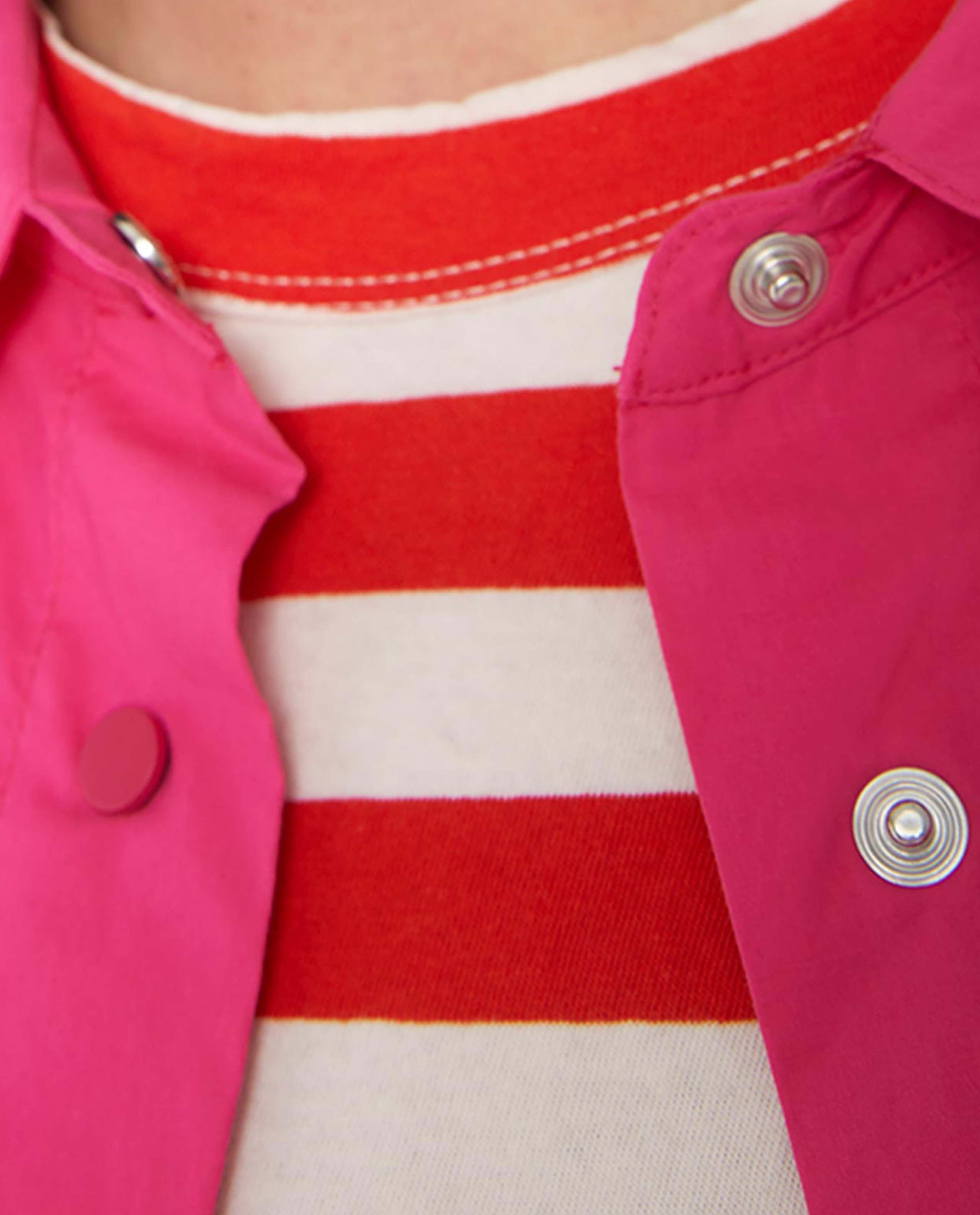 Marché Commun Chemise oversize en coton bio rose flashy loreak mendian