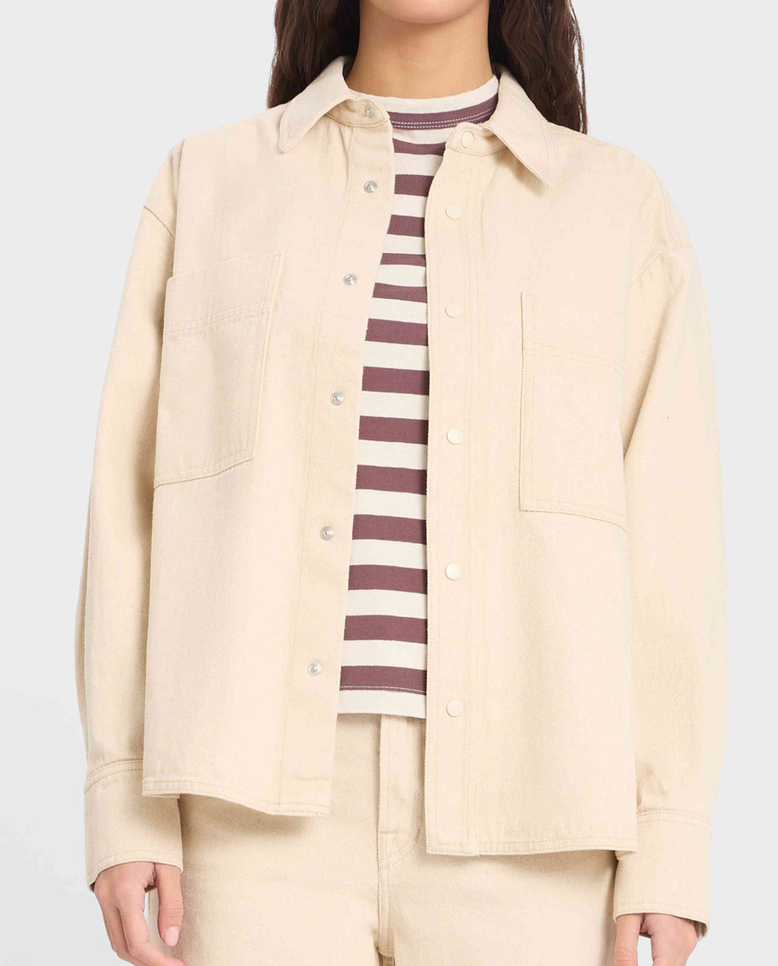 Surchemise en denim bio