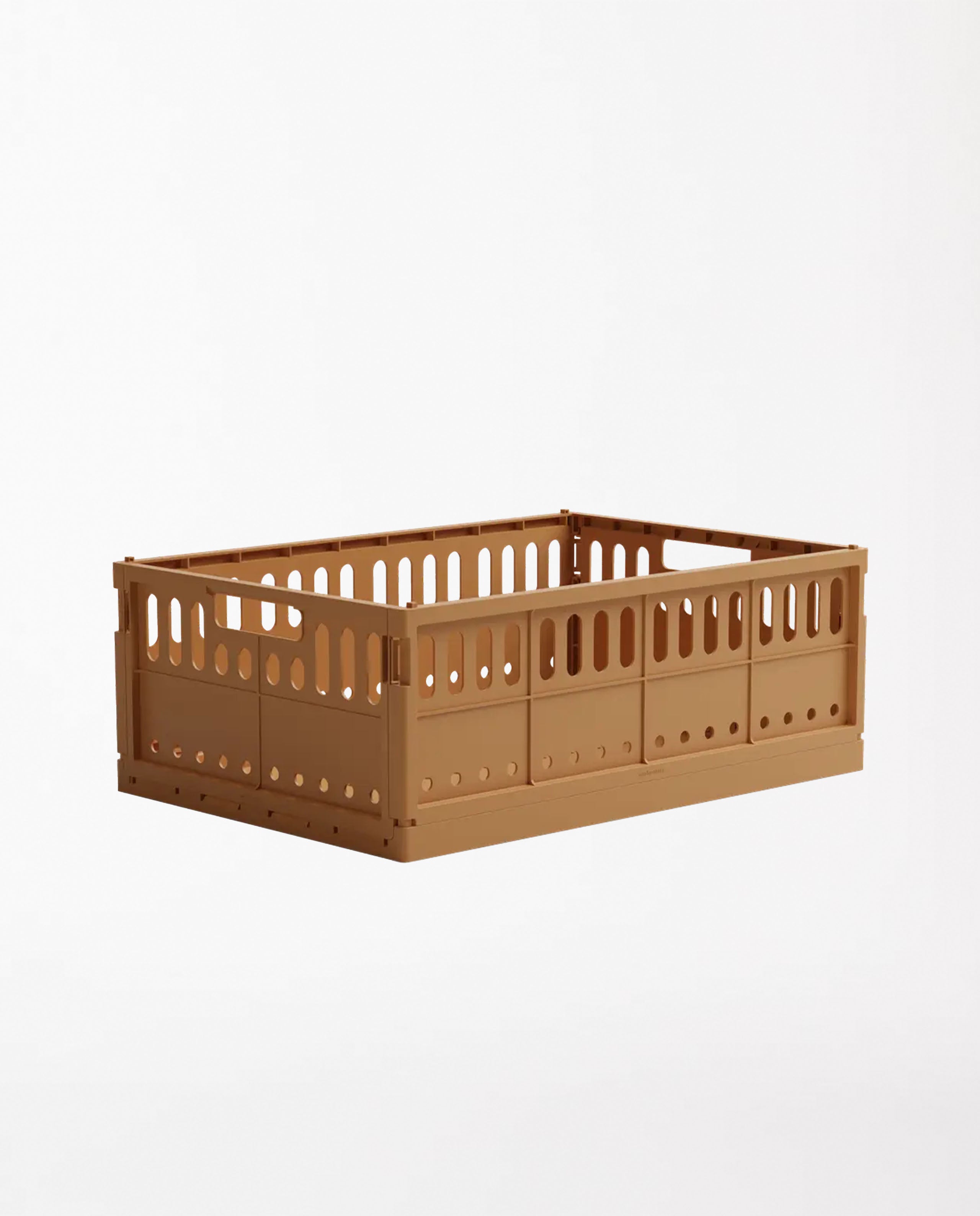 marché commun boite pliante recyclée toffee made crate