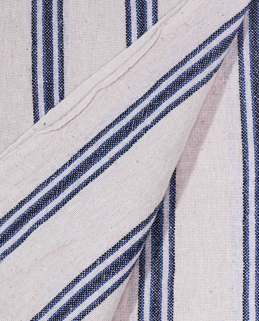 marché commun housse de coussin en lin rayée mizar & alcor