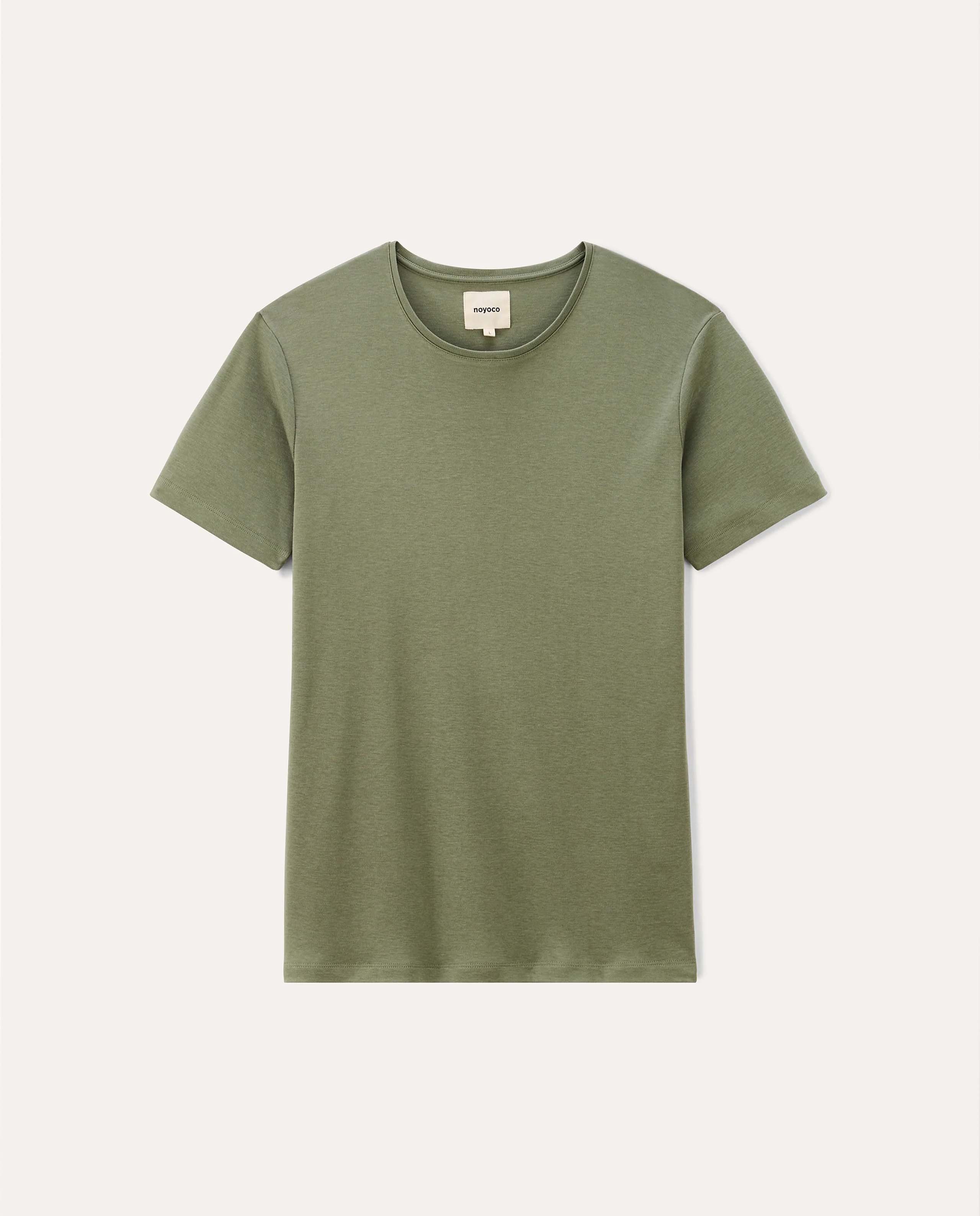 marché commun t-shirt en lyocell et coton bio vert noyoco