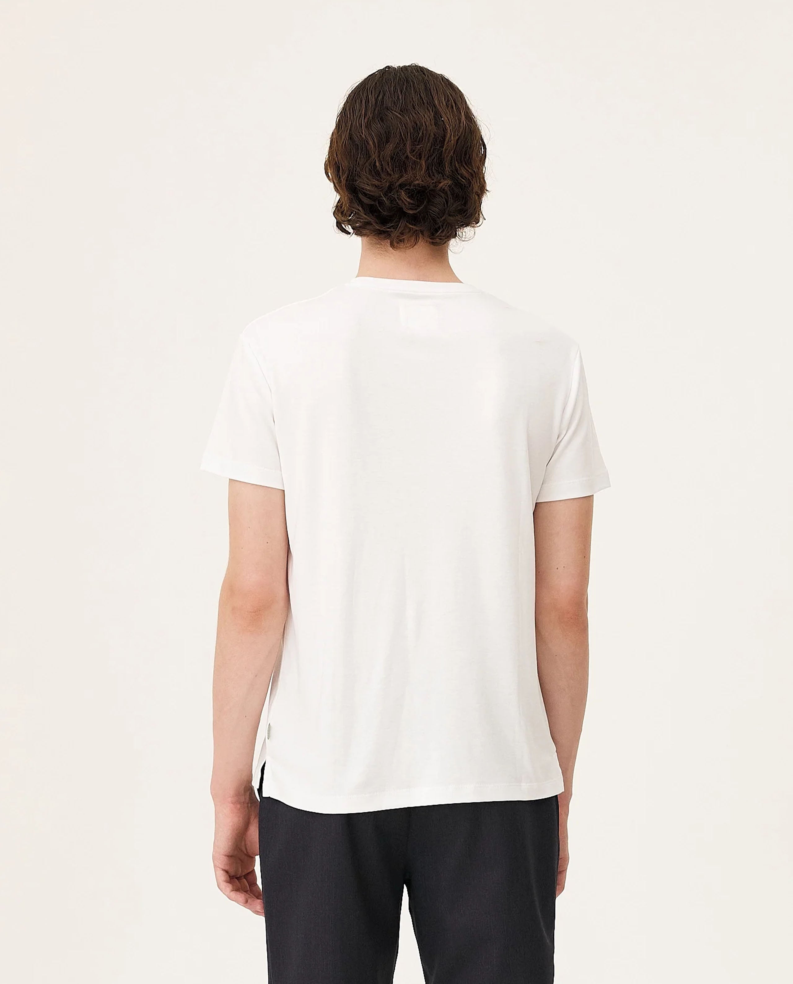 marché commun t-shirt en lyocell et coton bio blanc noyoco