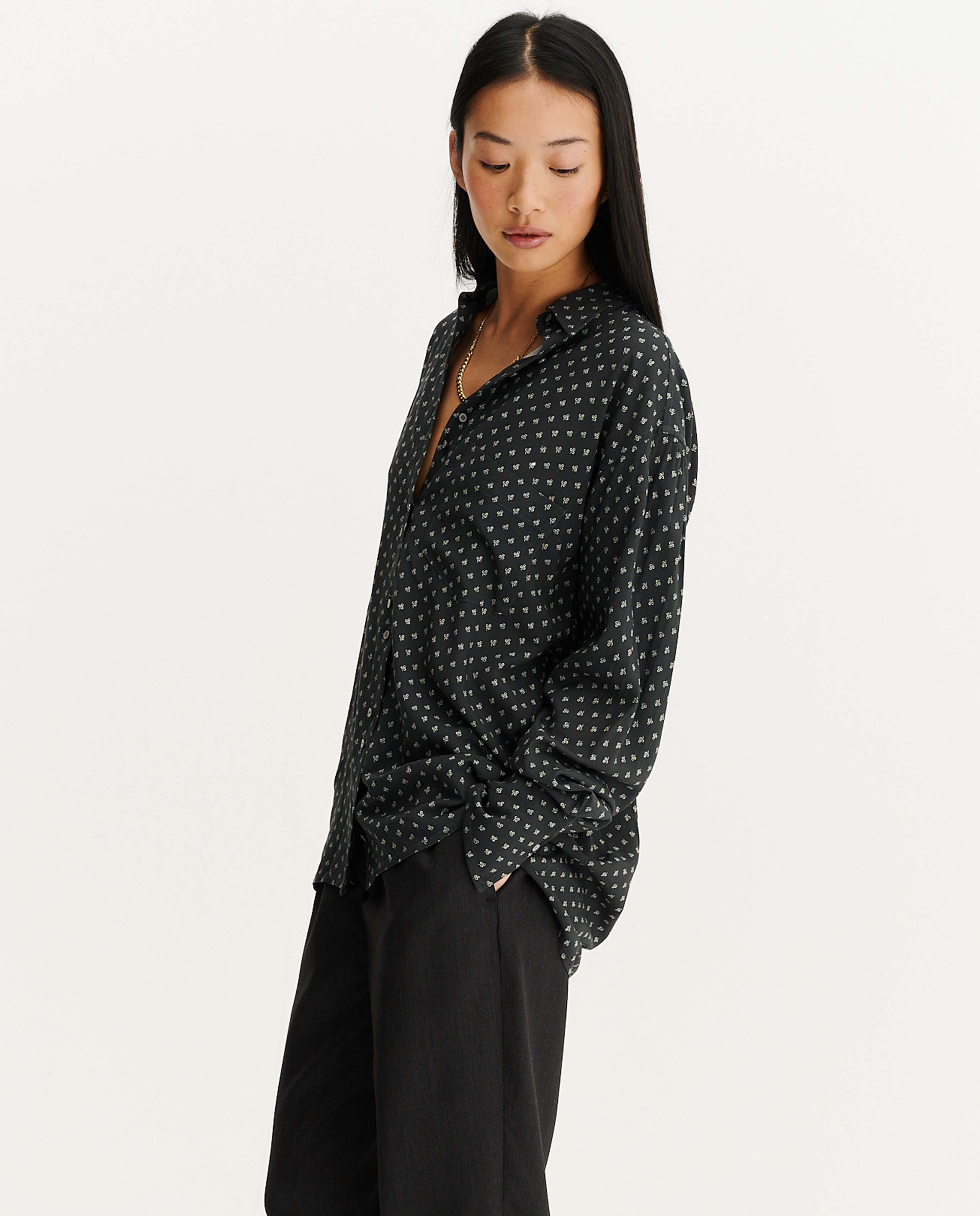 Chemise imprimée en viscose EcoVero™