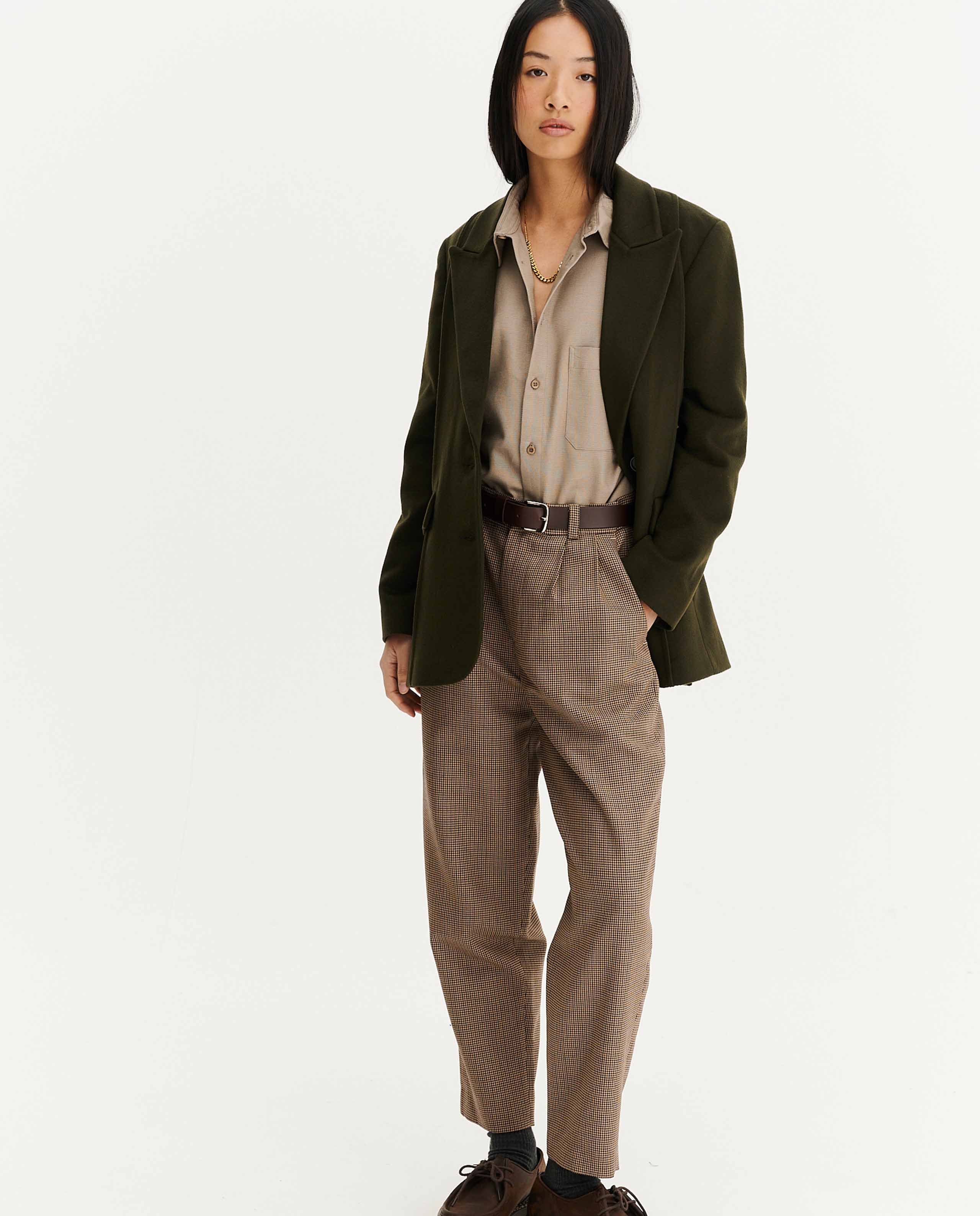 Blazer en laine recyclée