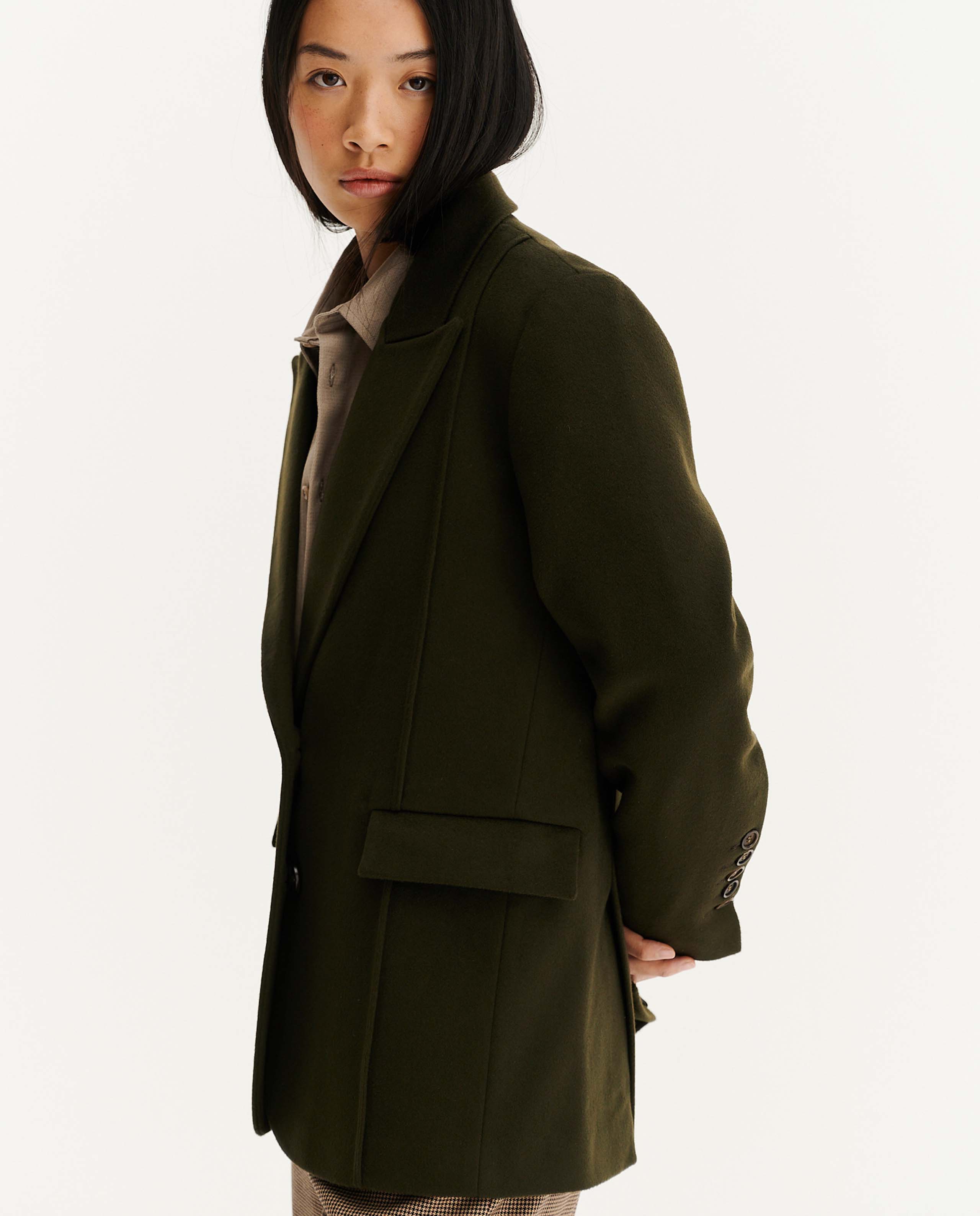 Blazer en laine recyclée