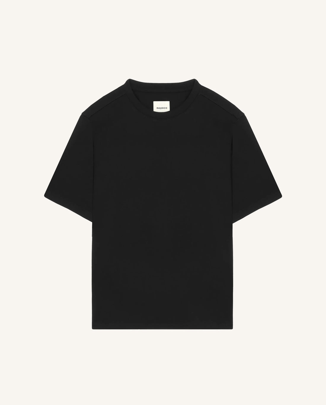 marché commun t-shirt en coton bio noir noyoco