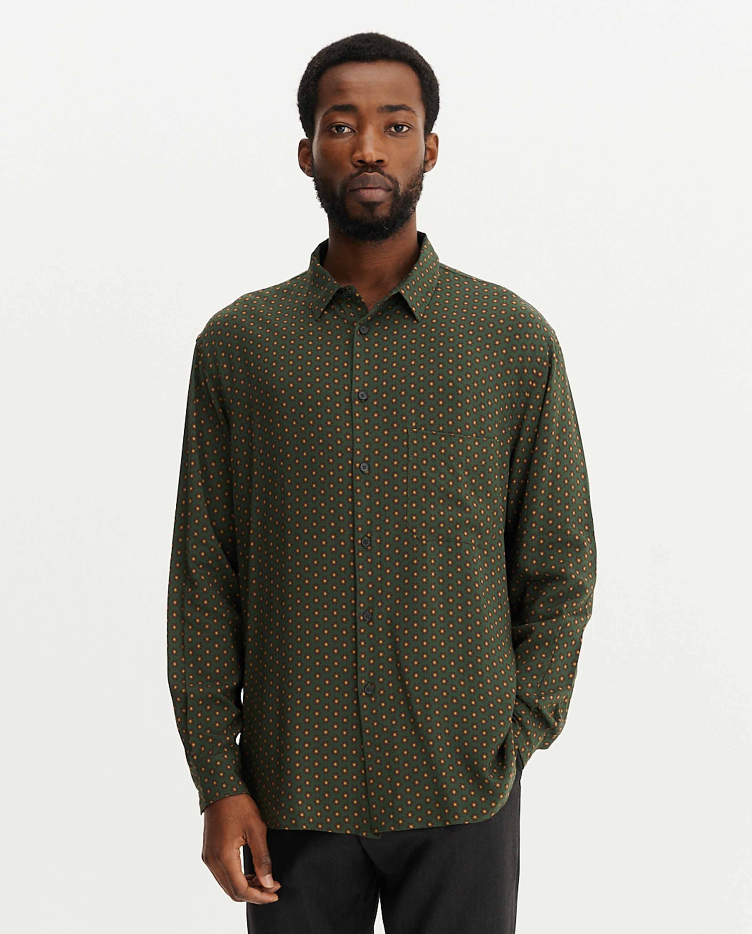 Chemise imprimée en viscose EcoVero™