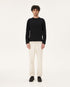 Marché Commun Pantalon large en coton bio homme ecru noyoco