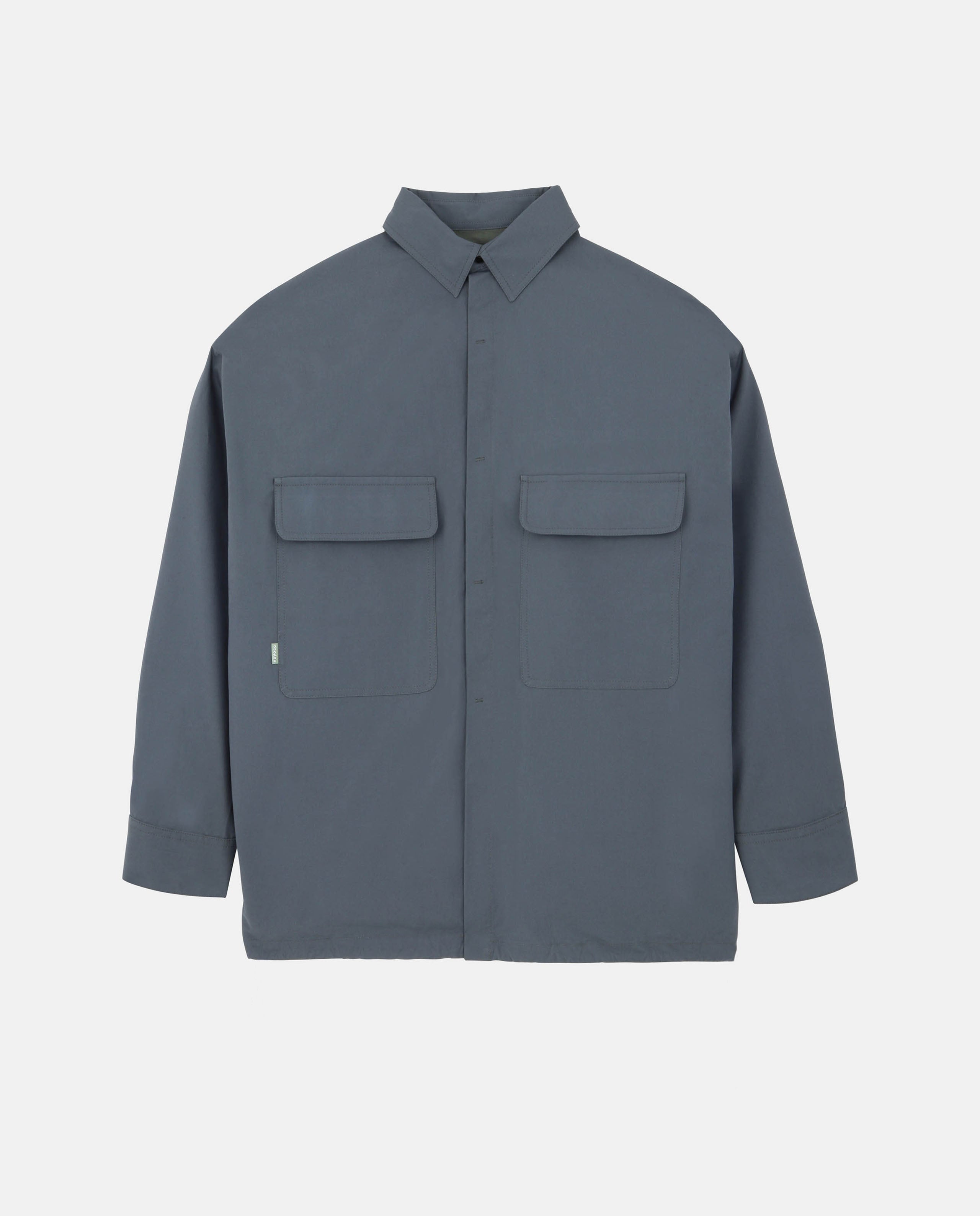 Marché Commun Surchemise en coton bio gris anthracite homme Noyoco