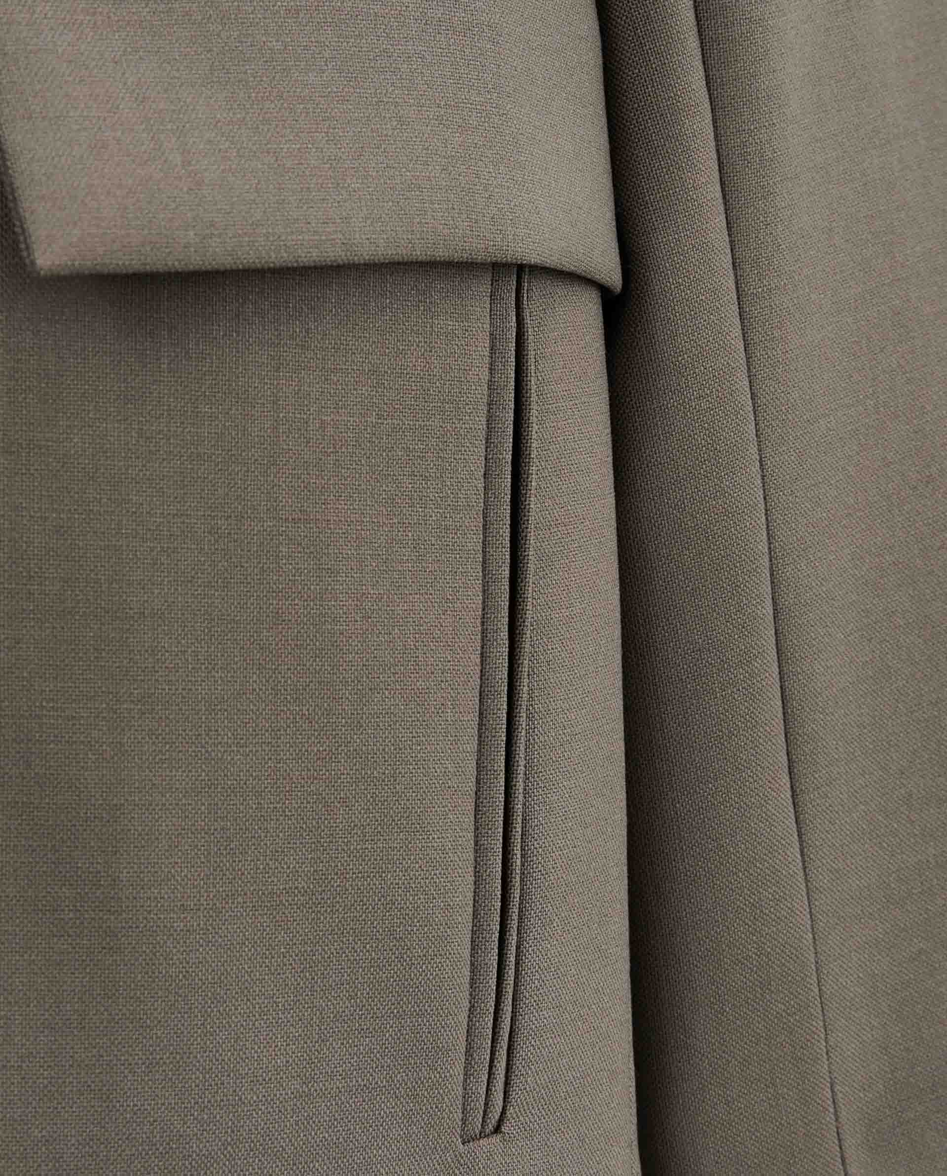 marché commun blazer en laine vierge stone noyoco