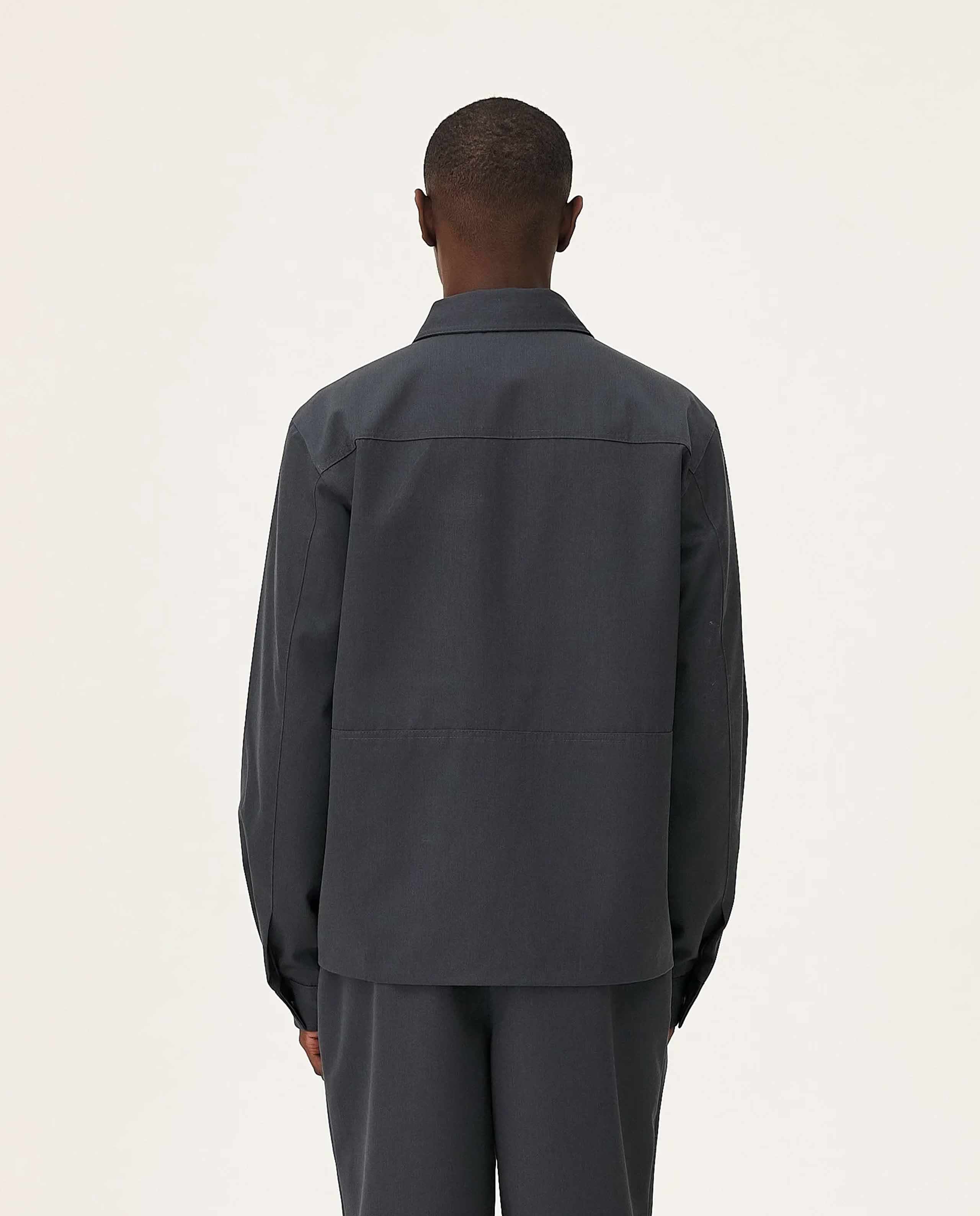 marché commun veste de travail bleu carbone noyoco