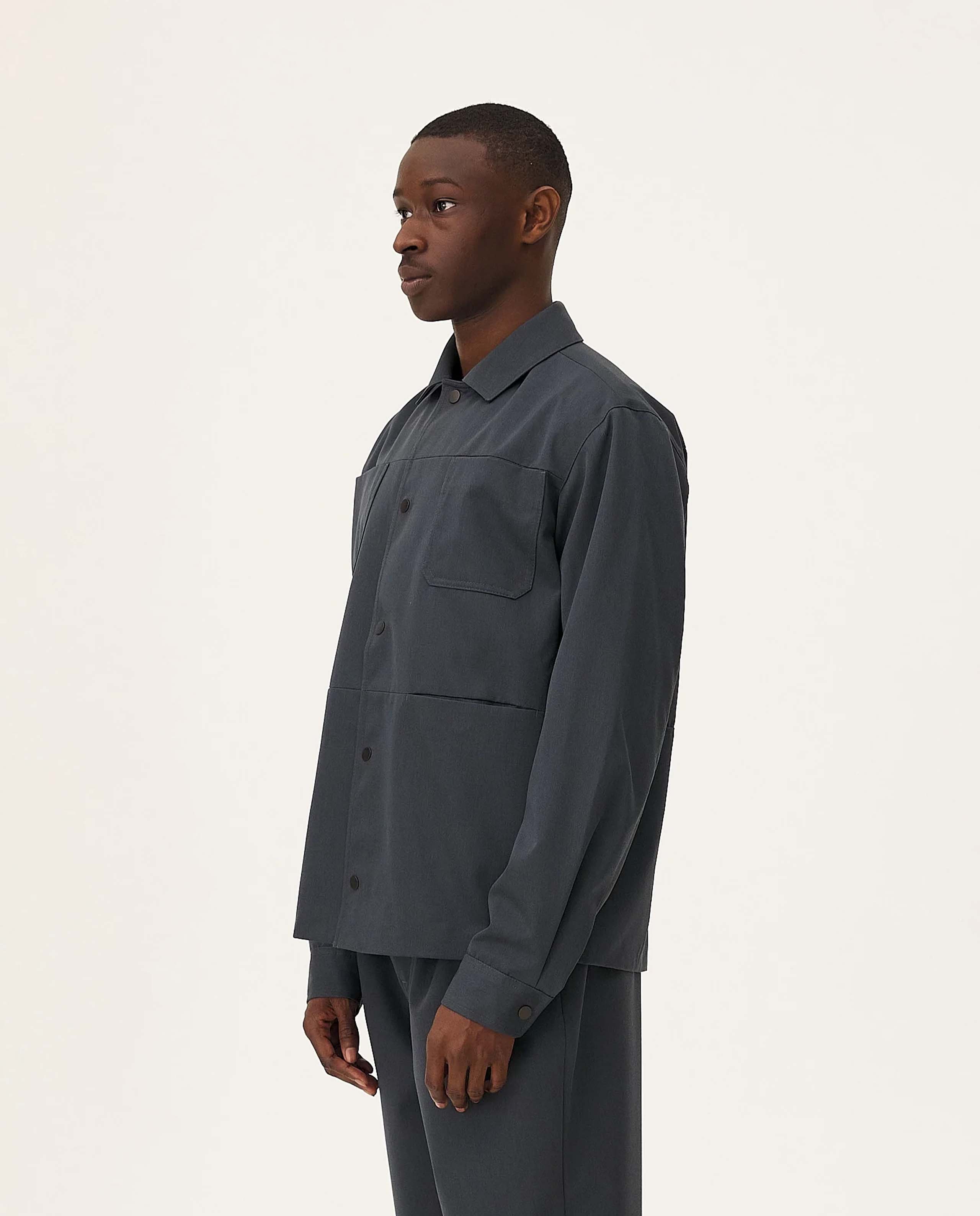 marché commun veste de travail bleu carbone noyoco
