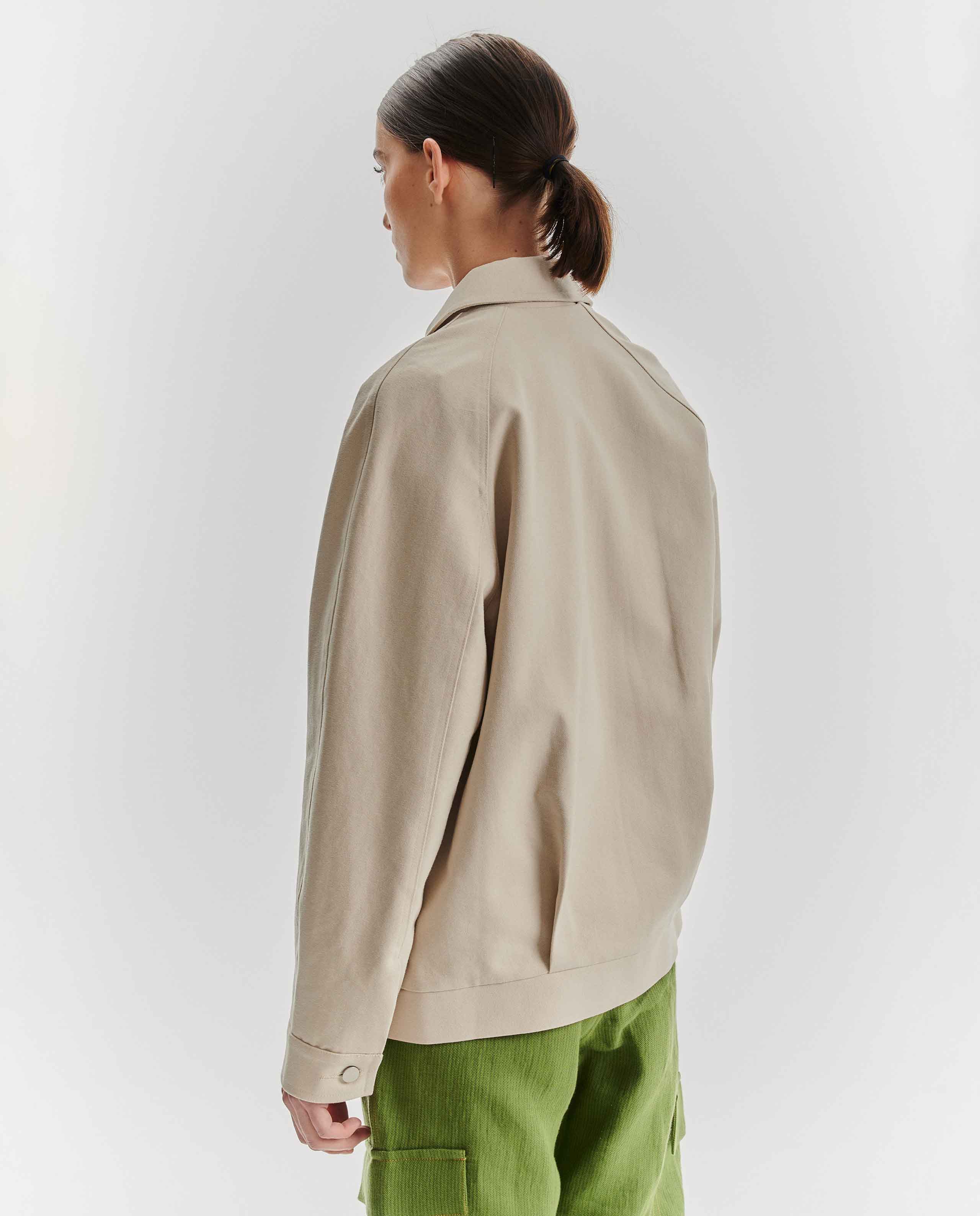 Marché Commun veste ranglan en coton bio femme écru Noyoco