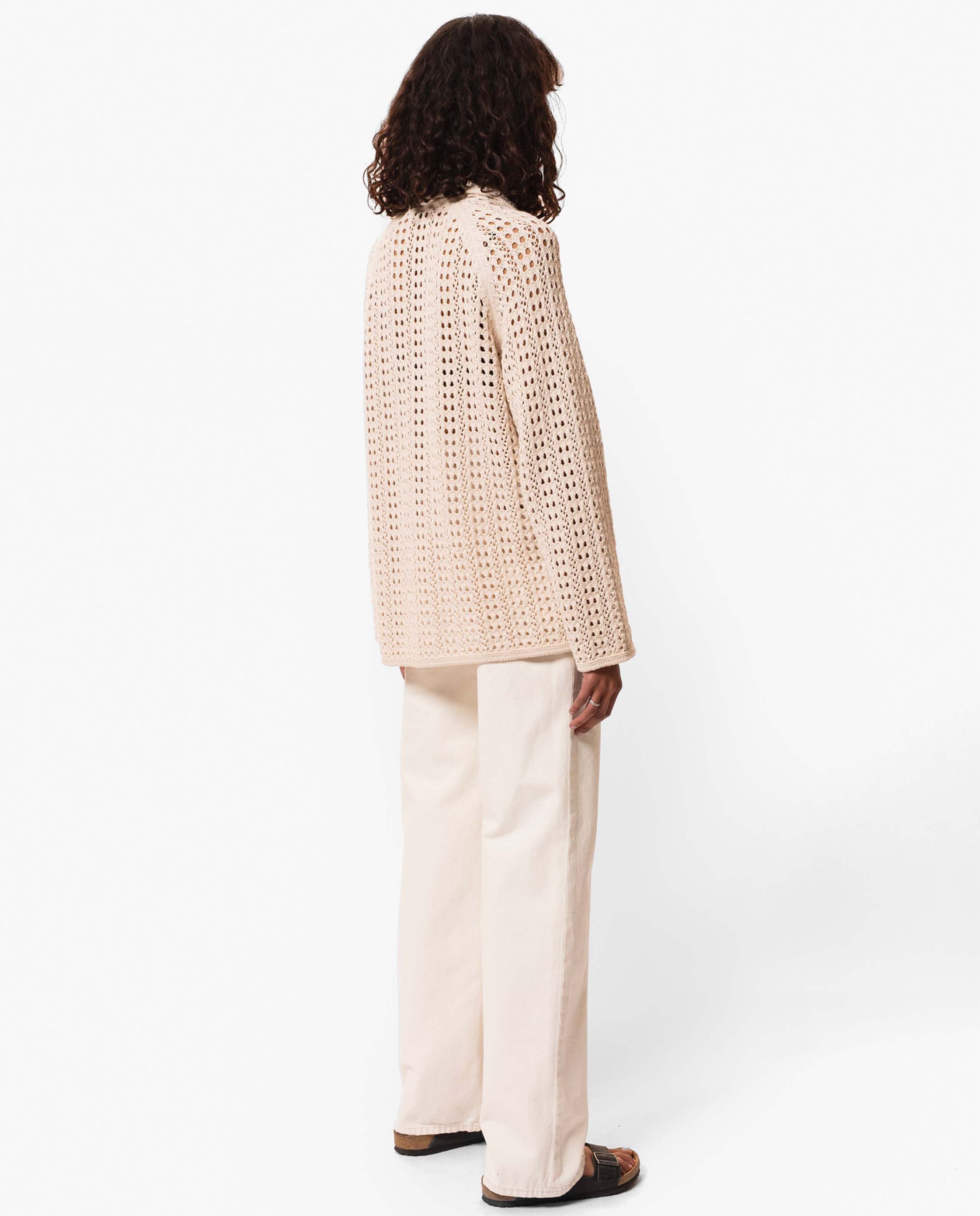 marché commun cardigan ajouré en coton bio nudie jeans