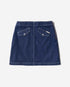 Marché Commun Nudie Jeans Elvy Western Denim Skirt Blue
