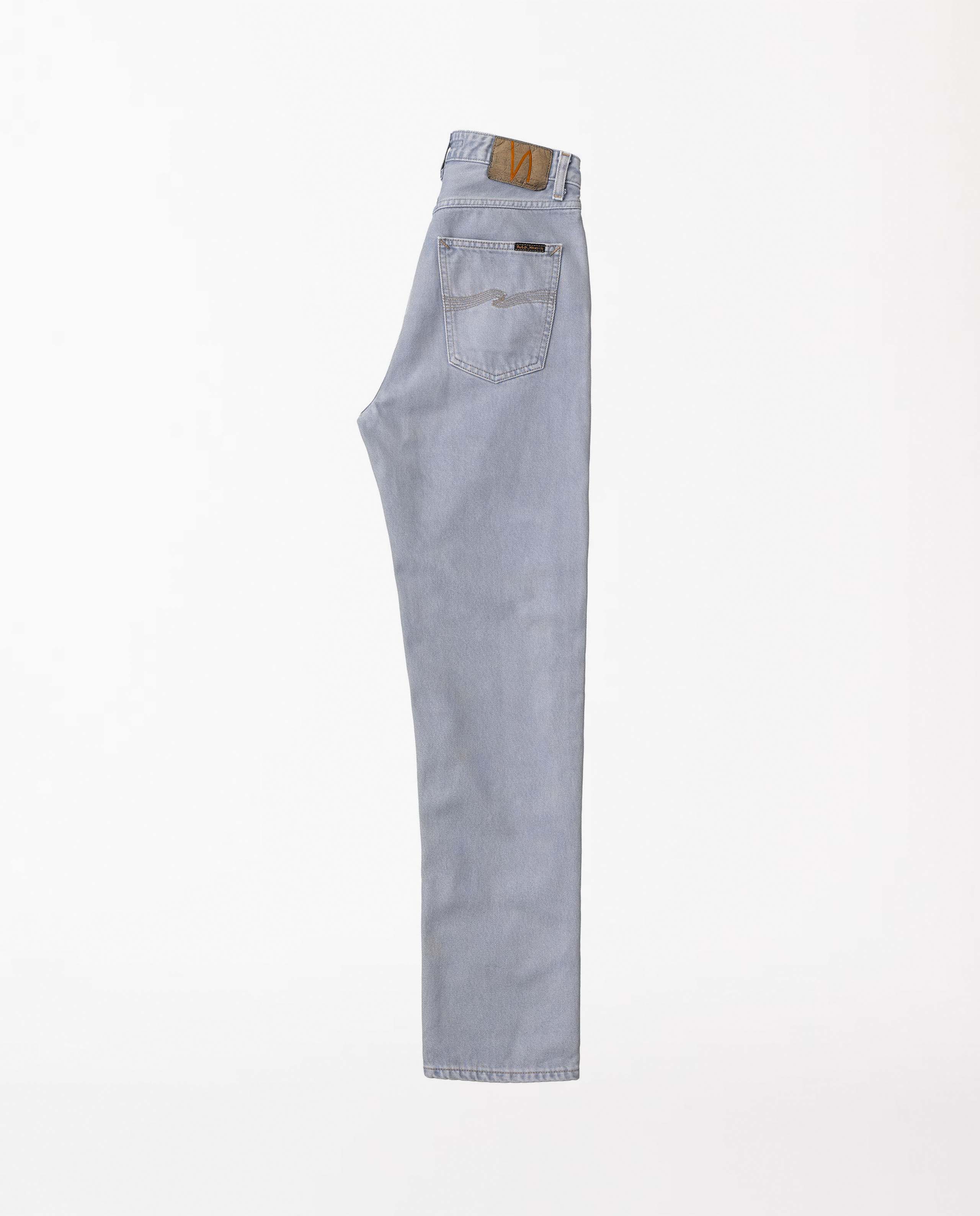 Marché Commun Jean droit en coton bio Lofty Lo Purple Mist Nudie Jeans
