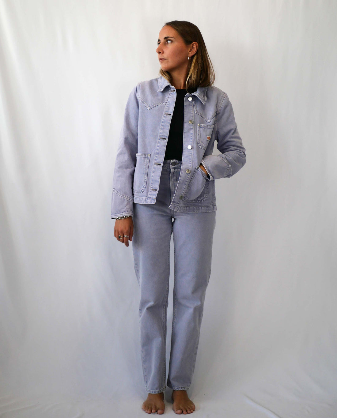 Veste workwear en denim bio