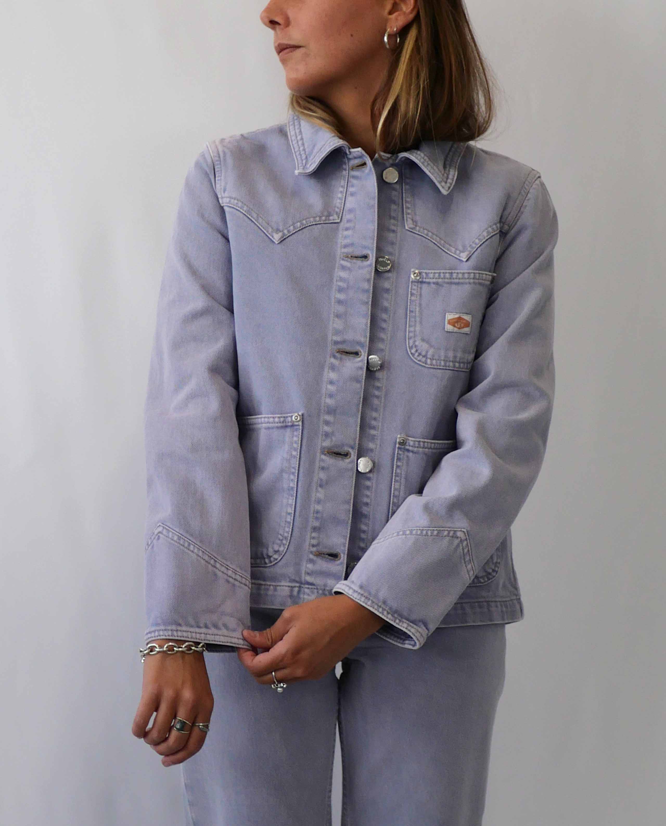 Veste workwear en denim bio