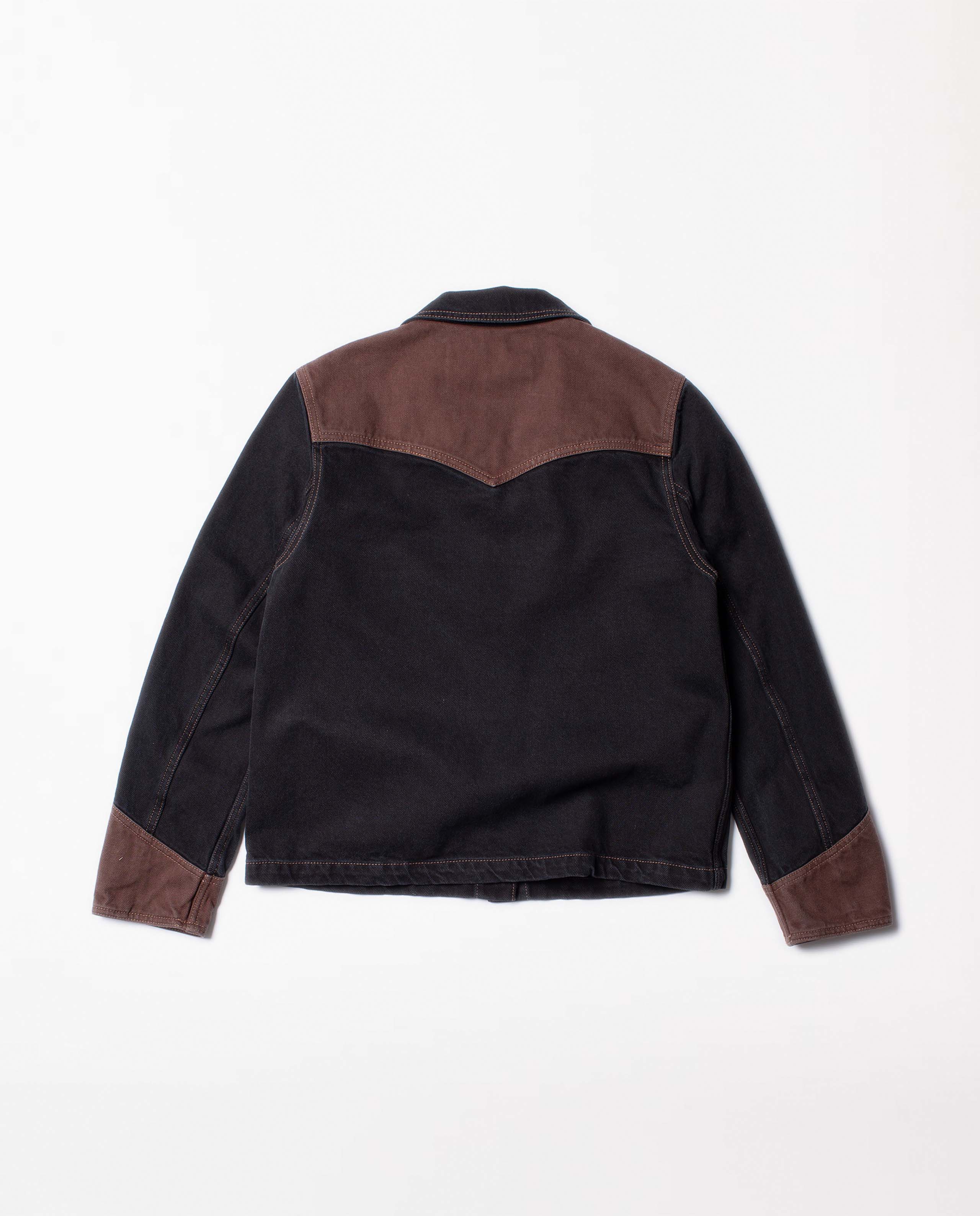 Veste western en denim bio