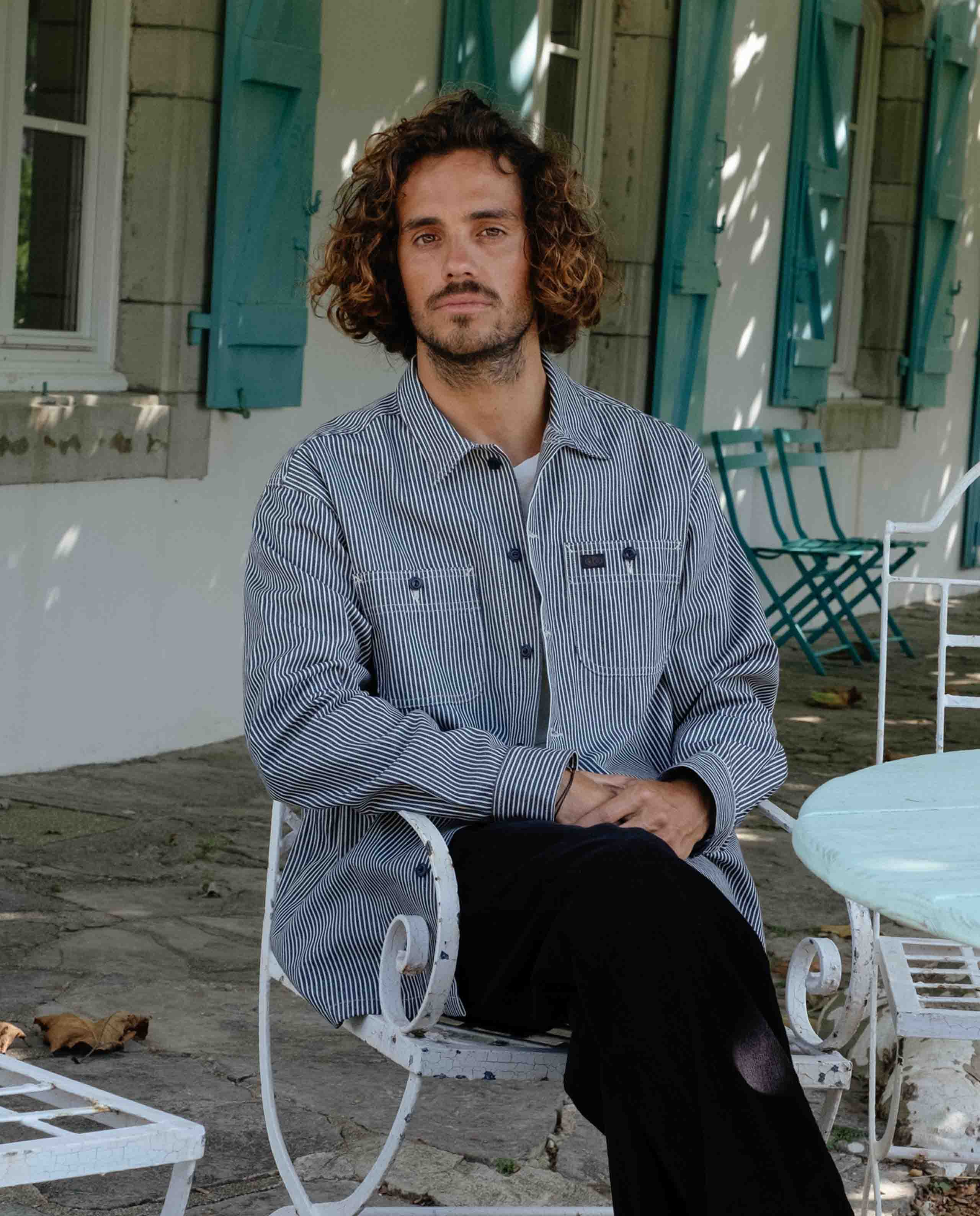 Chemise en denim hickory bio
